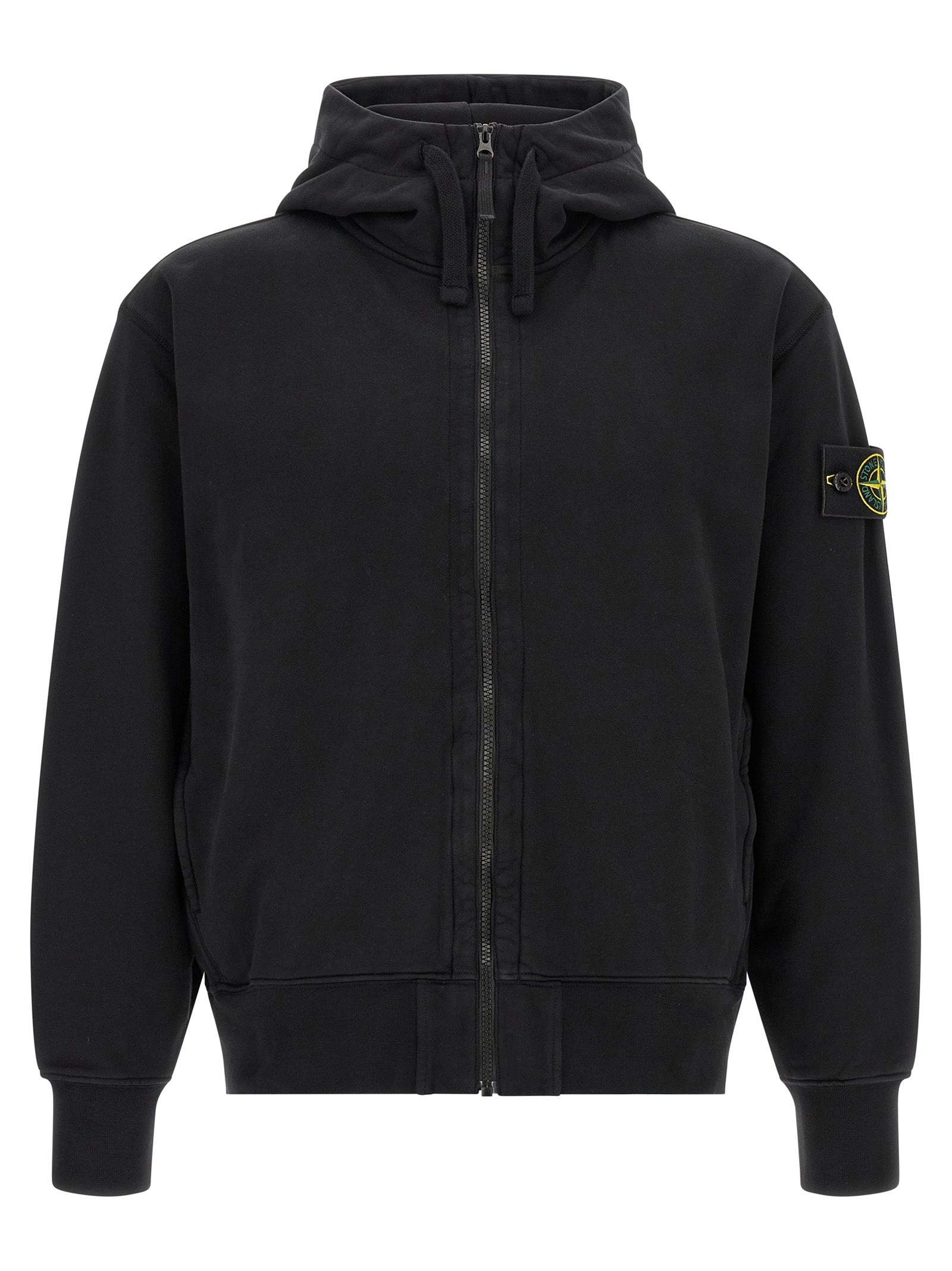 Black Cotton Sweatshirt