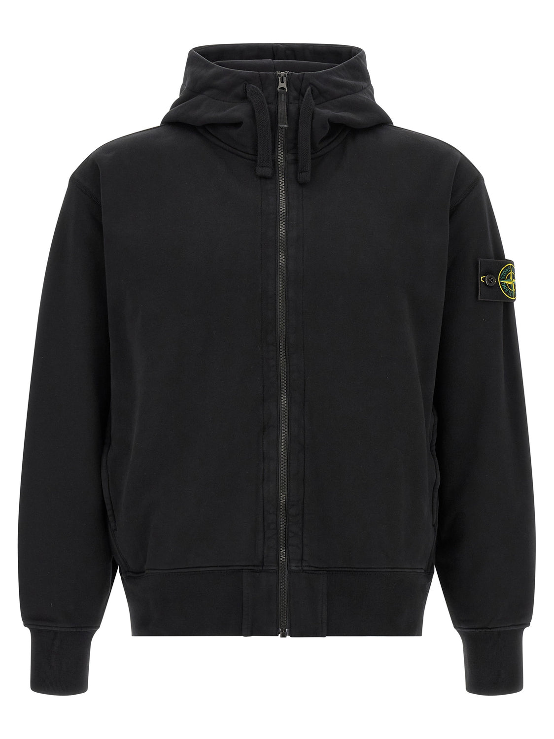 Black Cotton Sweatshirt