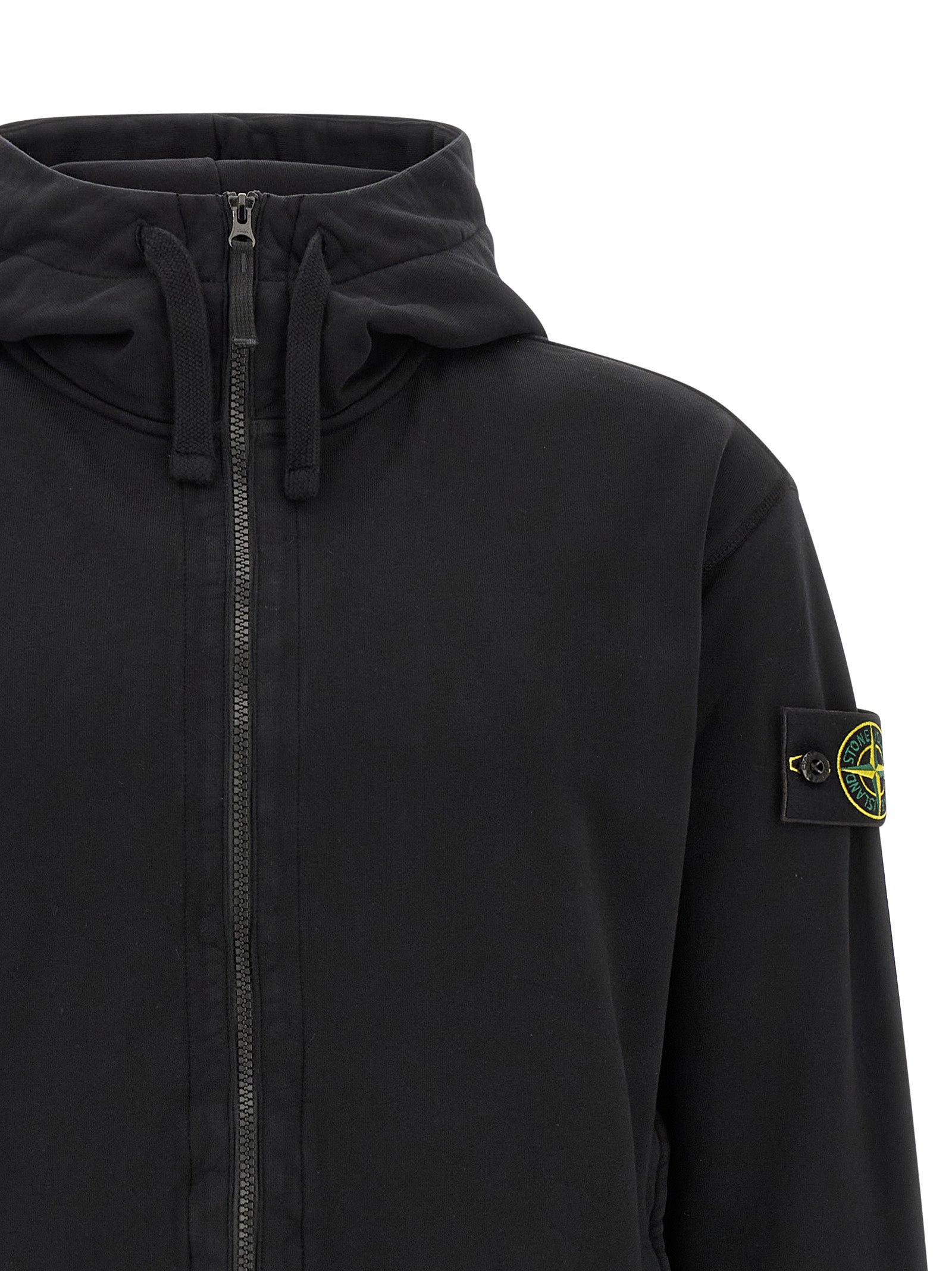 Black Cotton Sweatshirt