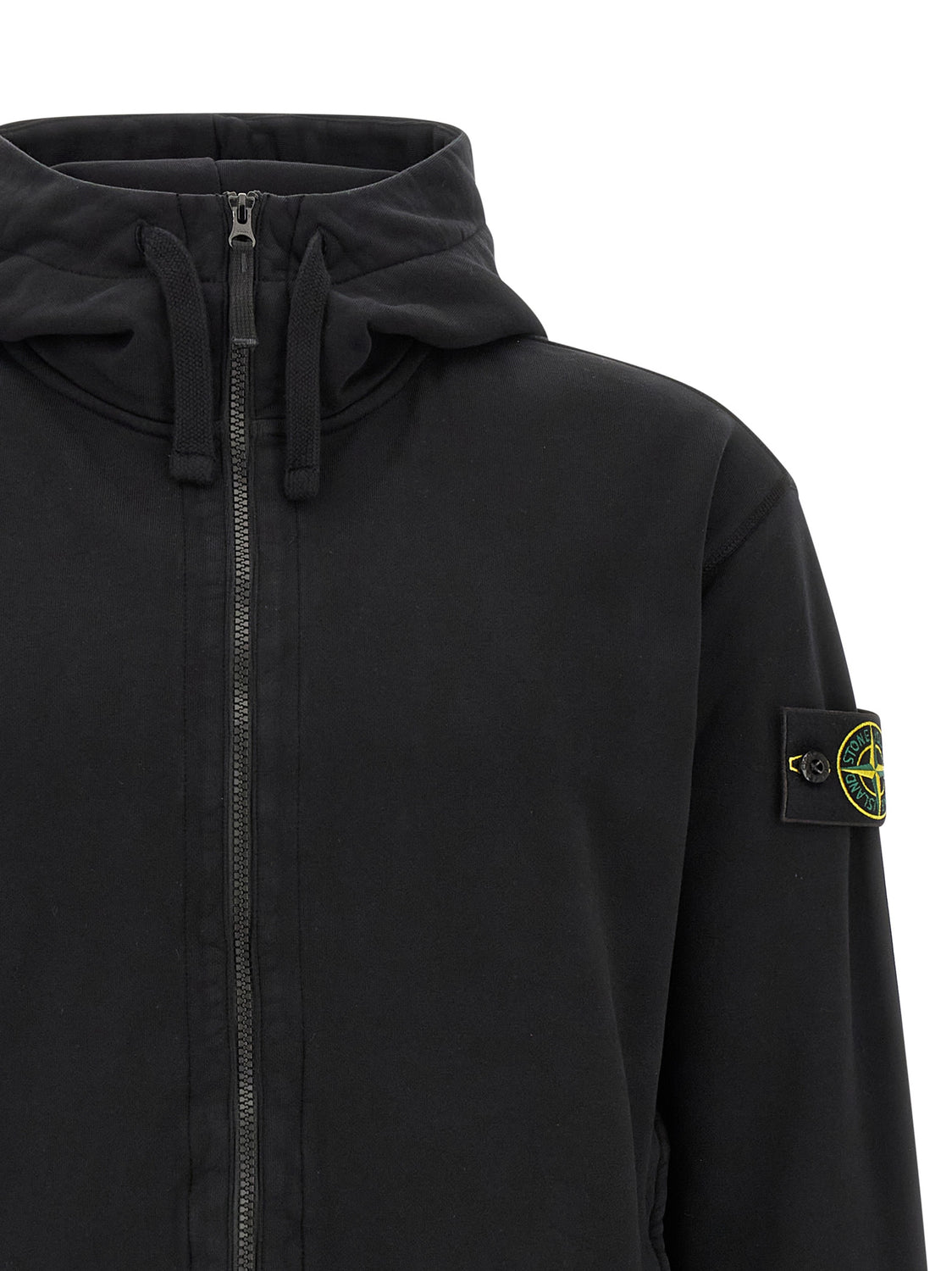 Black Cotton Sweatshirt