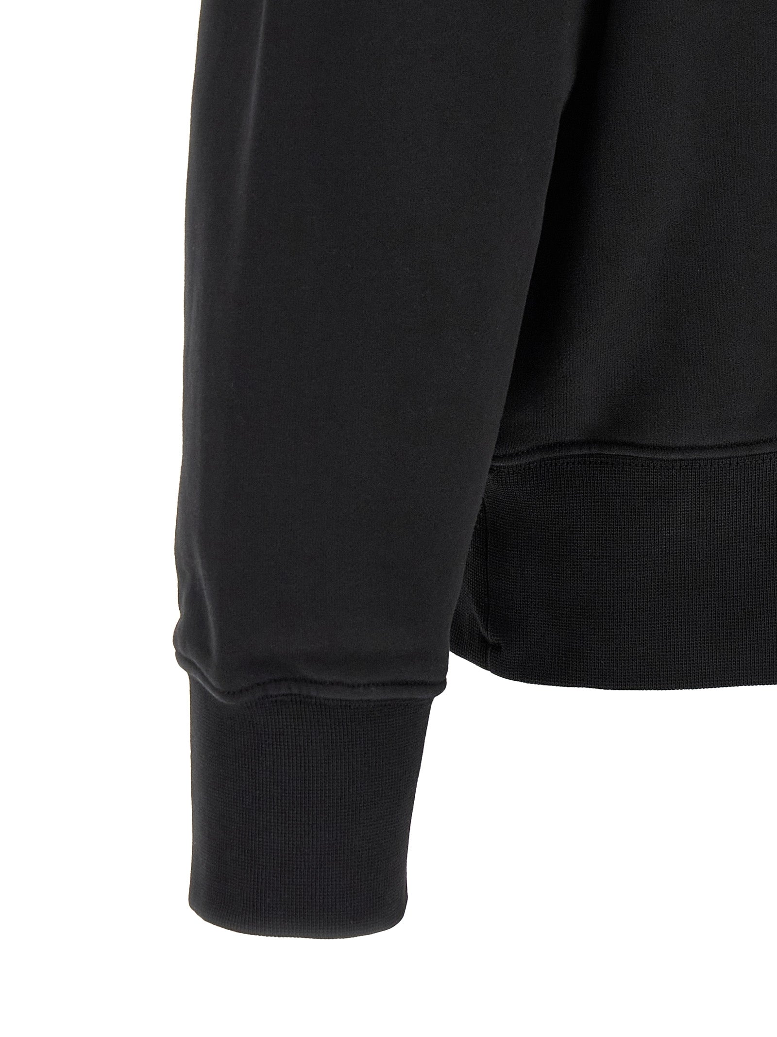 Black Cotton Sweatshirt