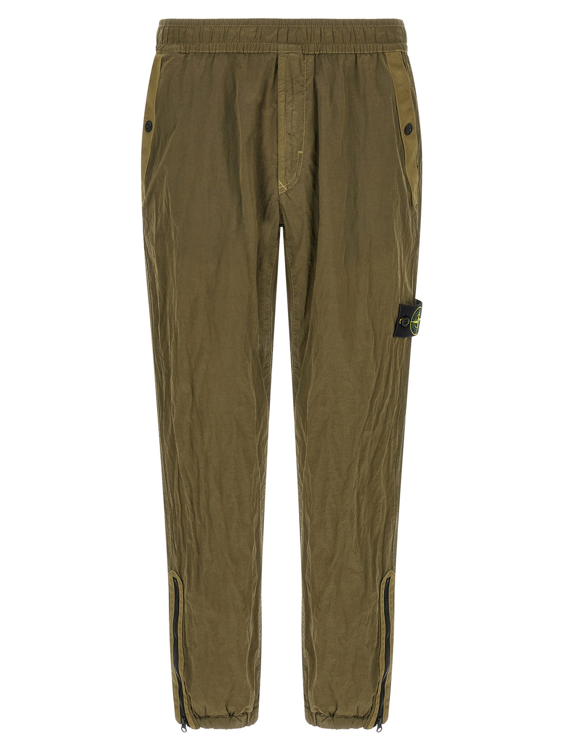 Bicolor Polyamide Athletic Pants