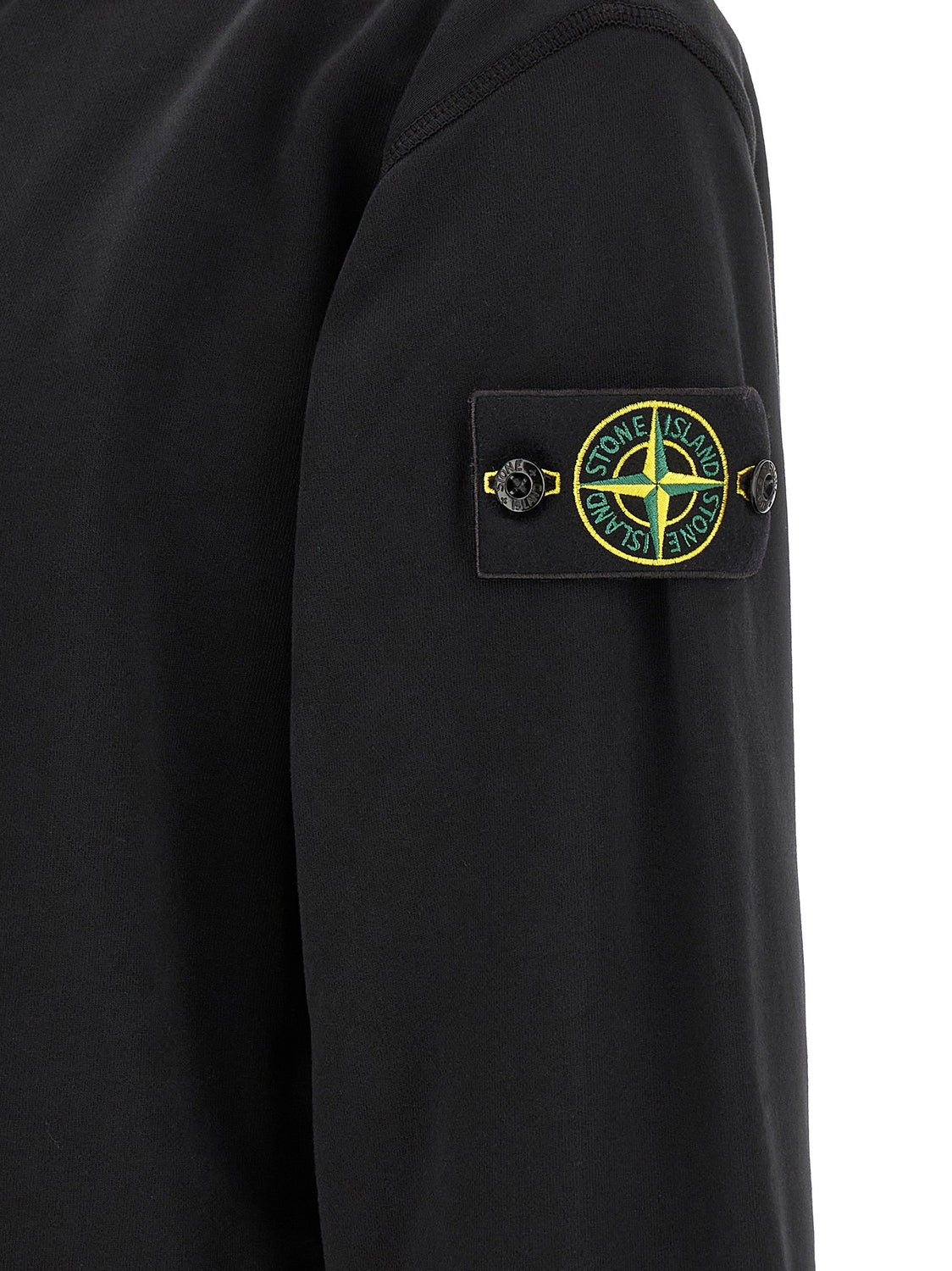 Black Cotton Sweatshirt