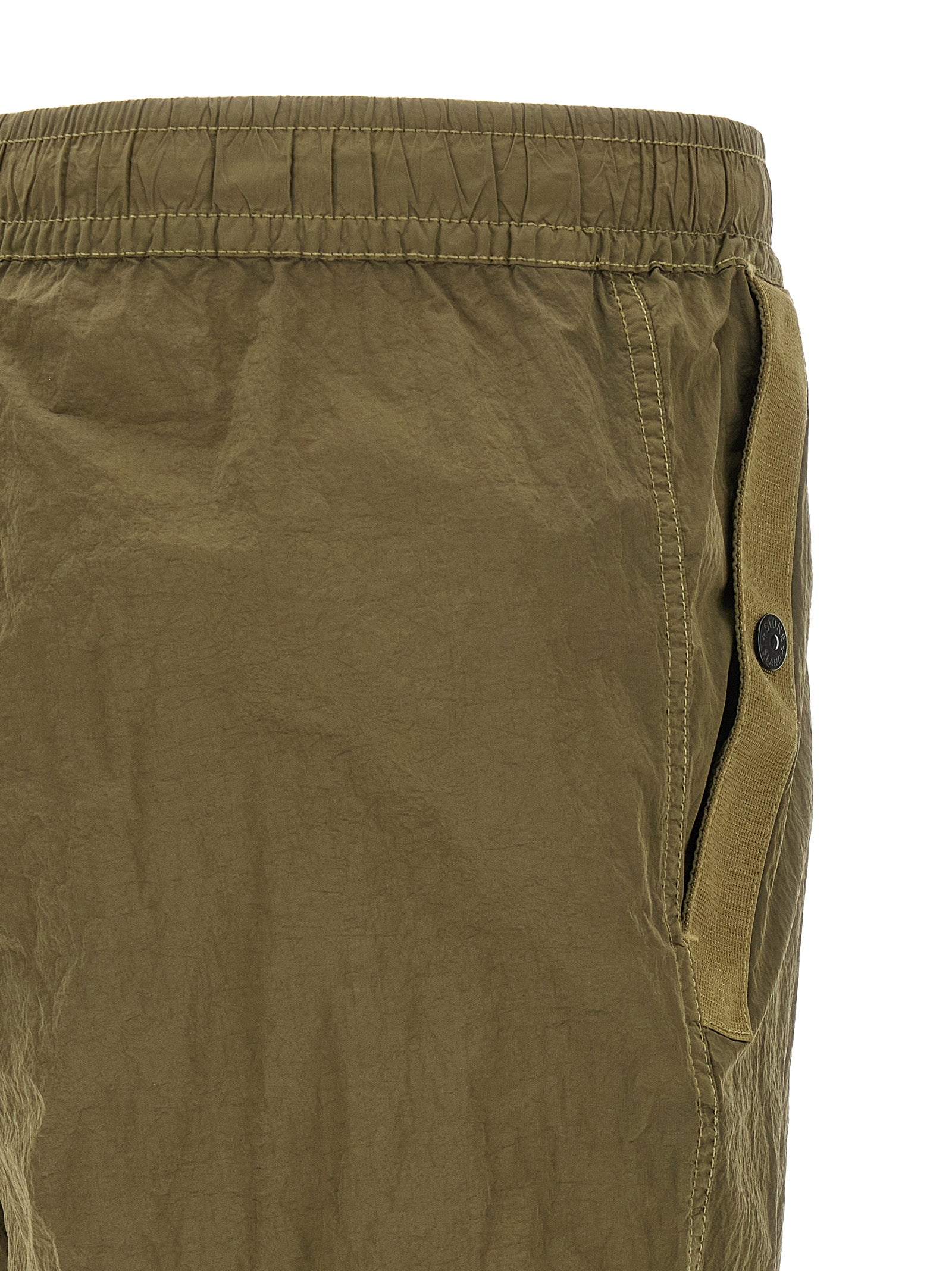 Bicolor Polyamide Athletic Pants