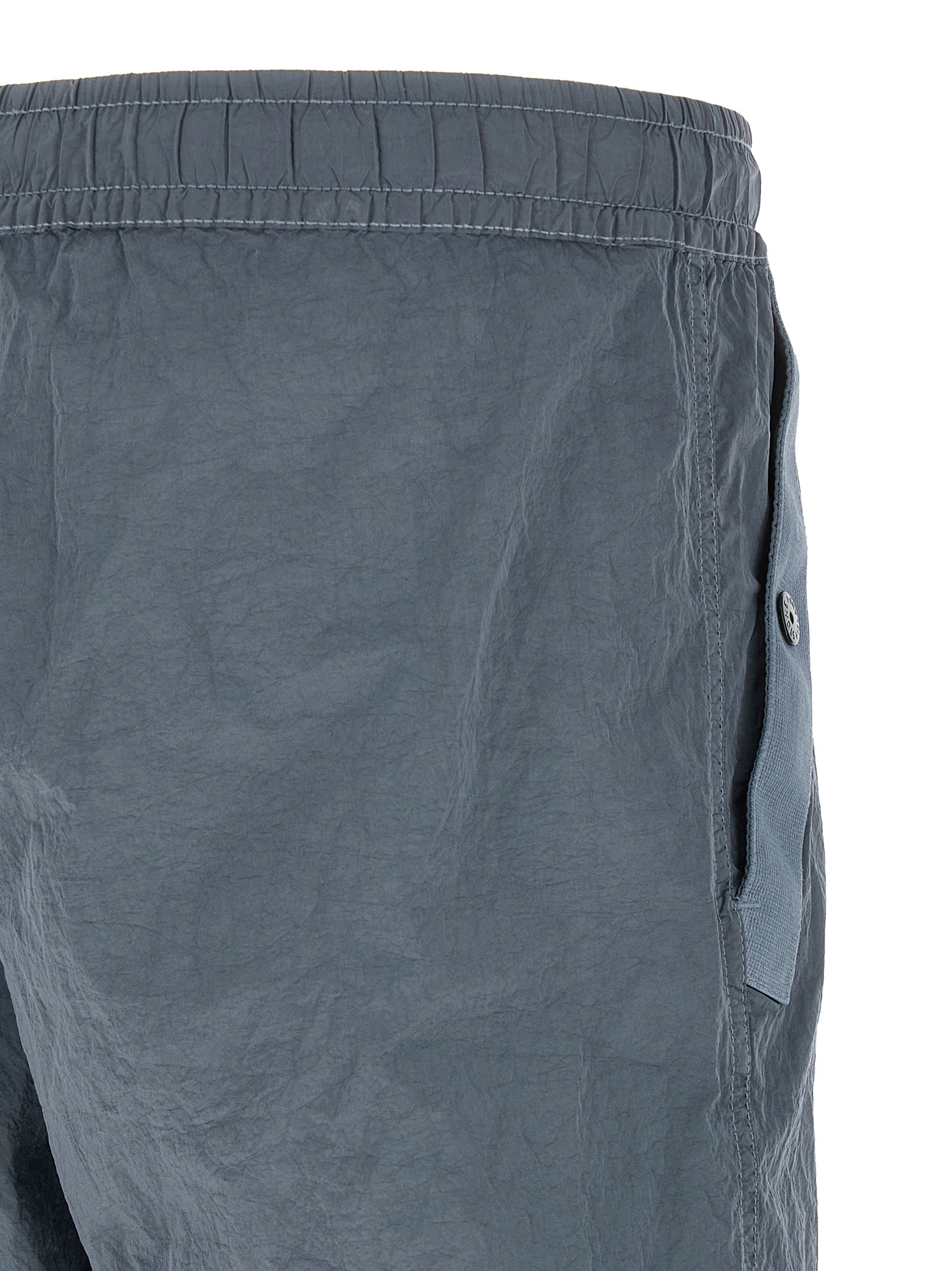 Gray Polyamide Joggers (Workout Pants)