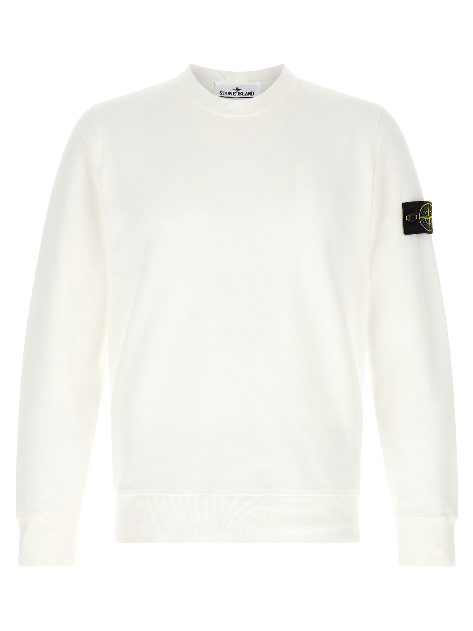 White Cotton Sweatshirt