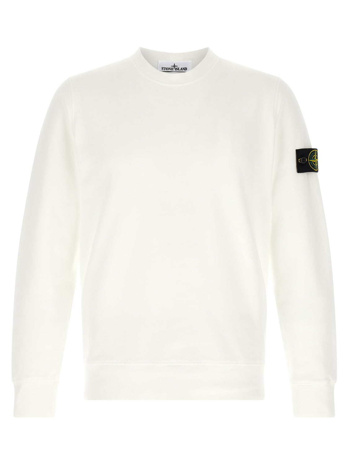 White Cotton Sweatshirt