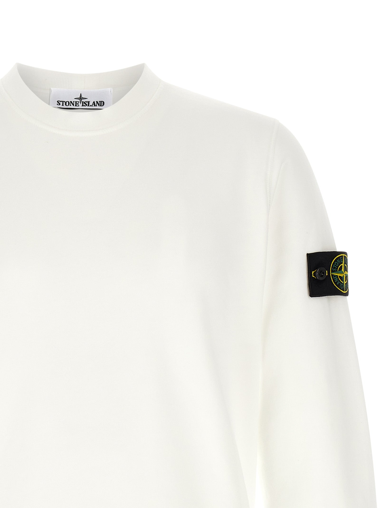 White Cotton Sweatshirt