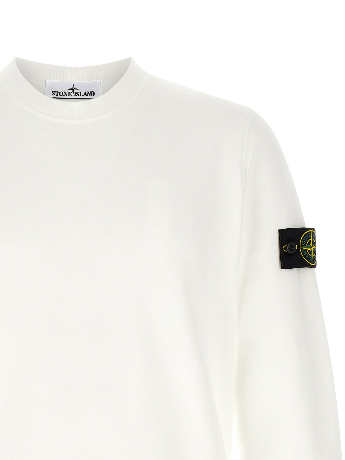 White Cotton Sweatshirt