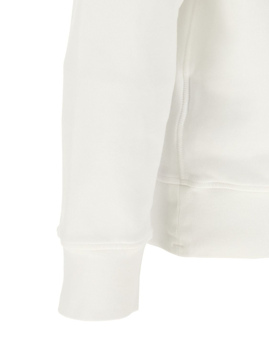 White Cotton Sweatshirt