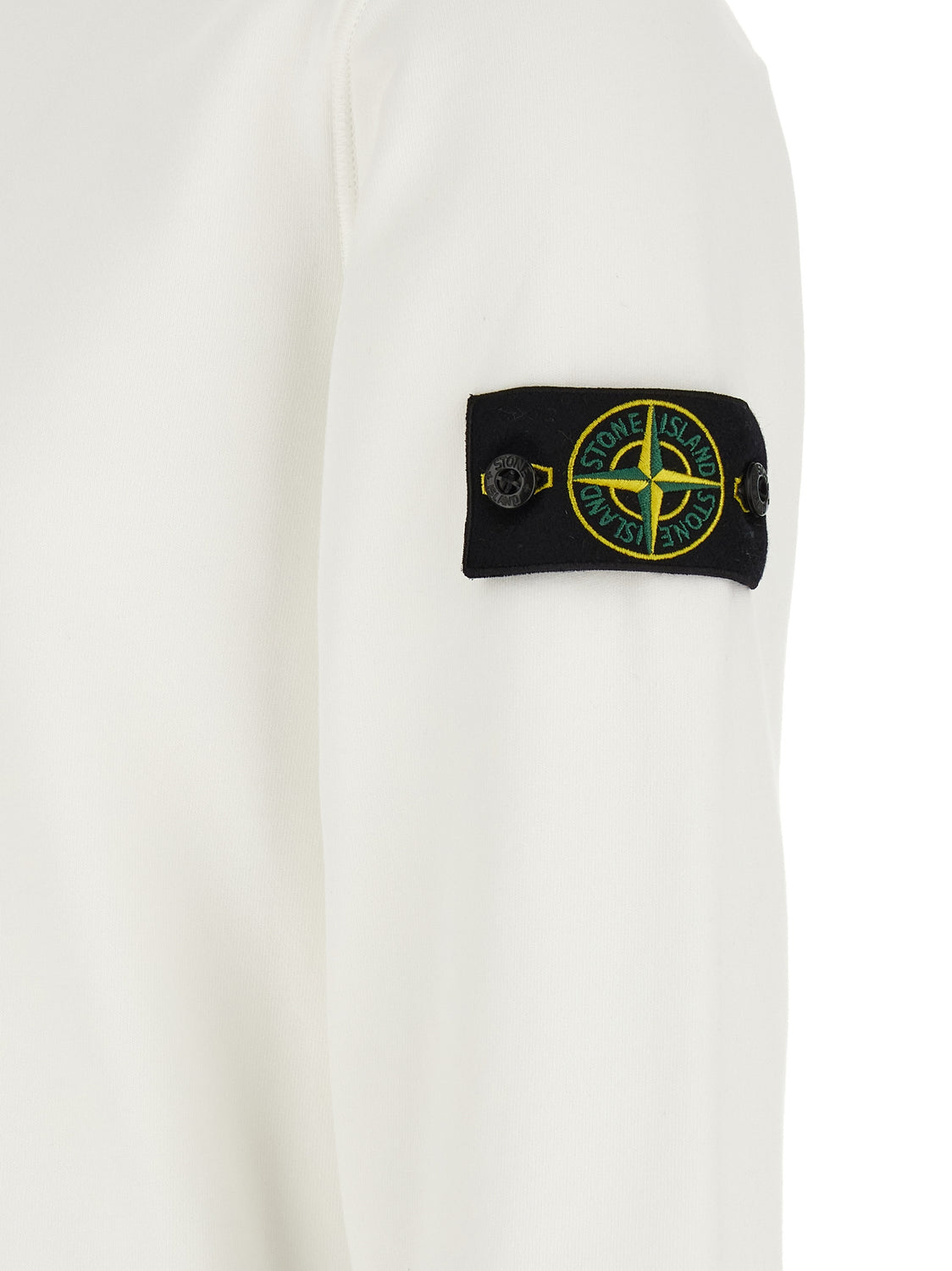 White Cotton Sweatshirt