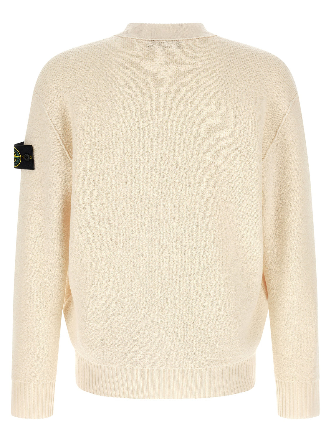 White Virgin Wool Cardigan