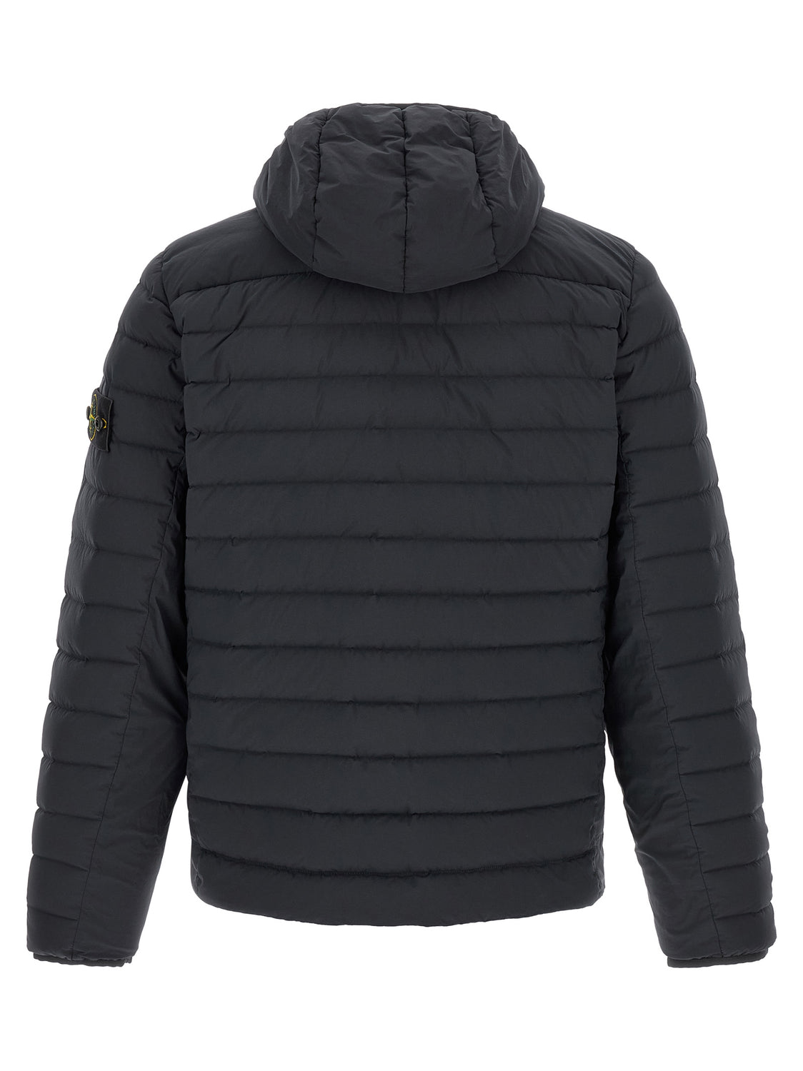 Blue Polyamide Full-Length Jacket