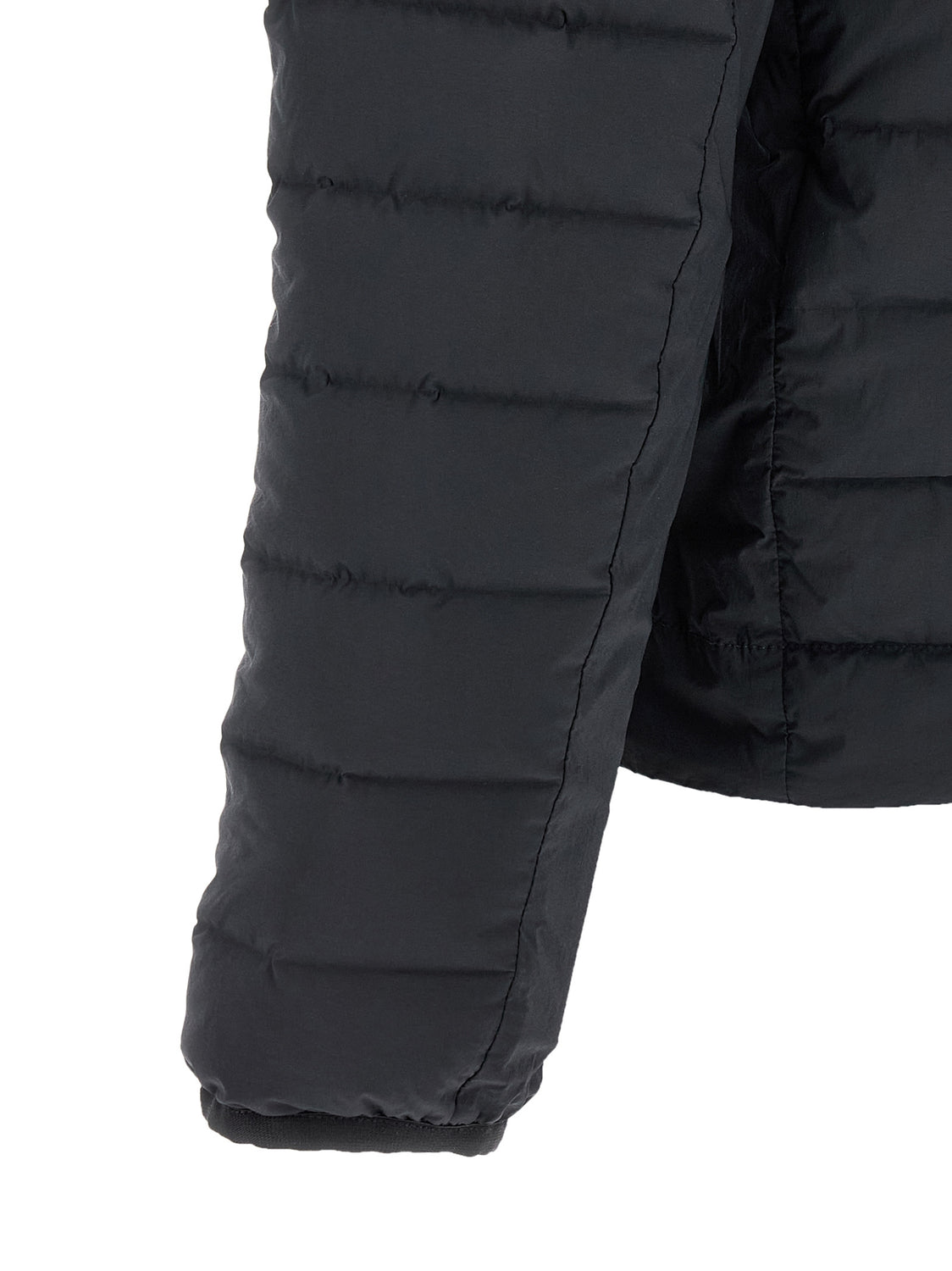 Blue Polyamide Full-Length Jacket