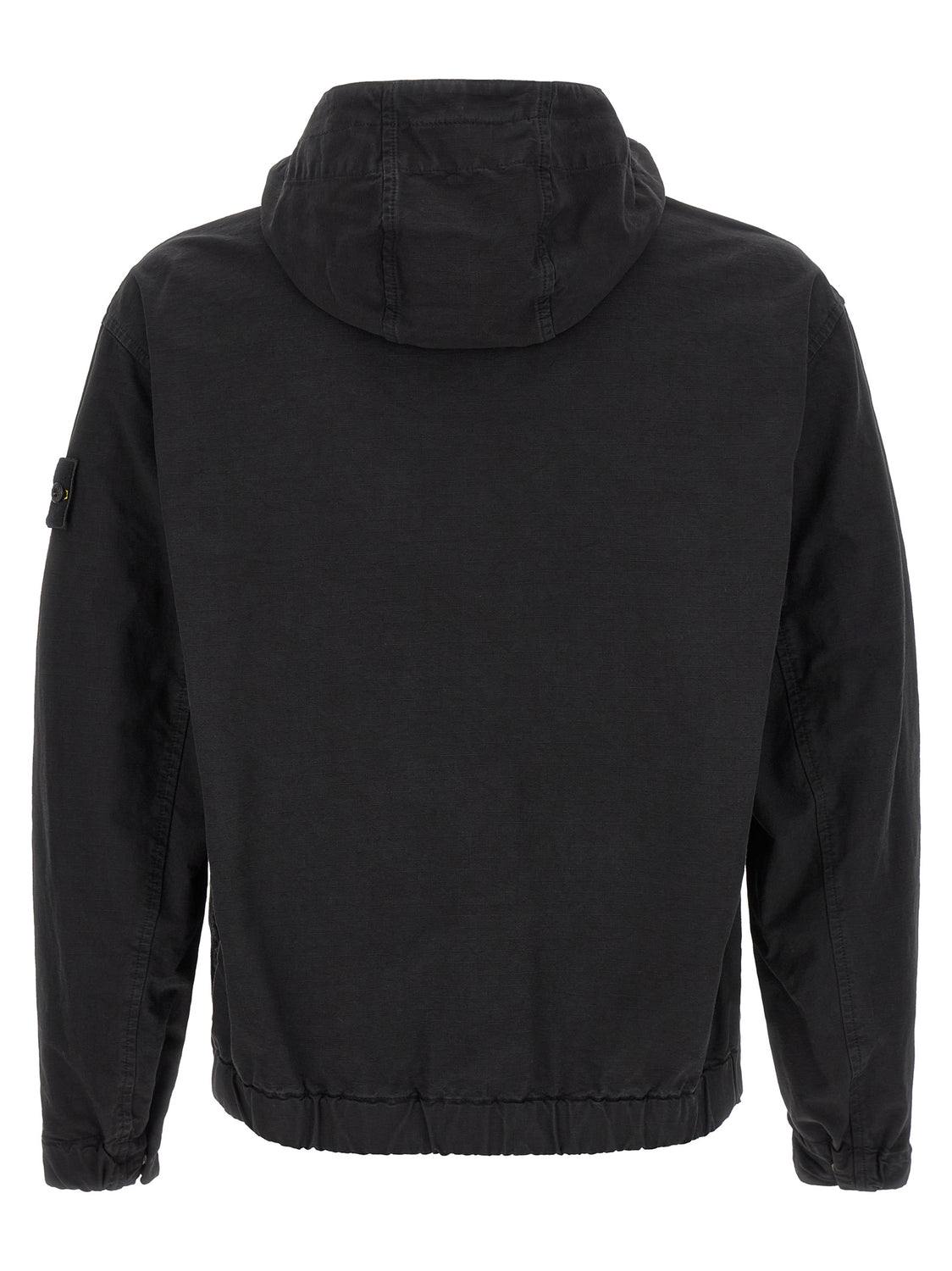 Black Cotton Shell Jacket
