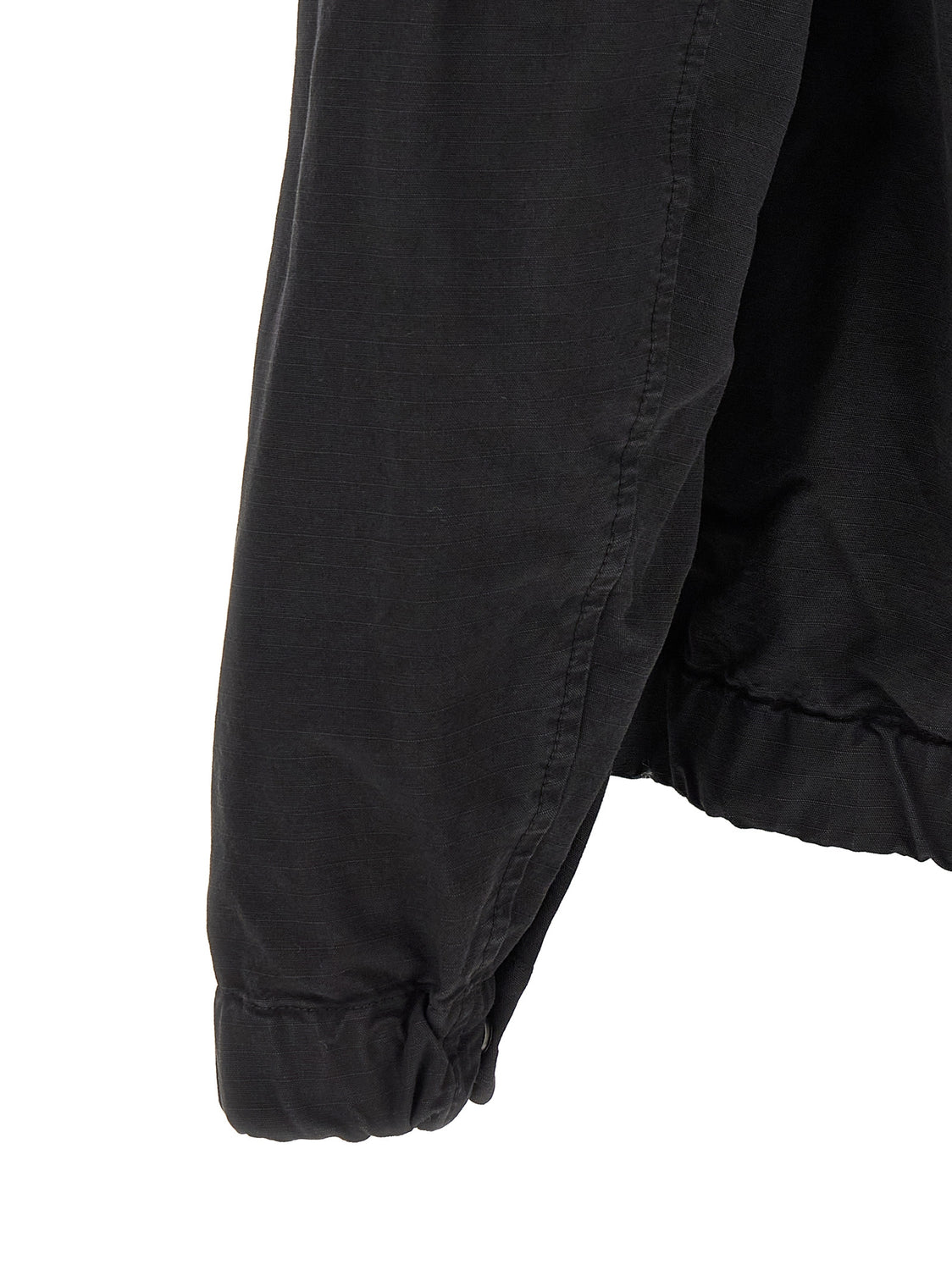 Black Cotton Shell Jacket