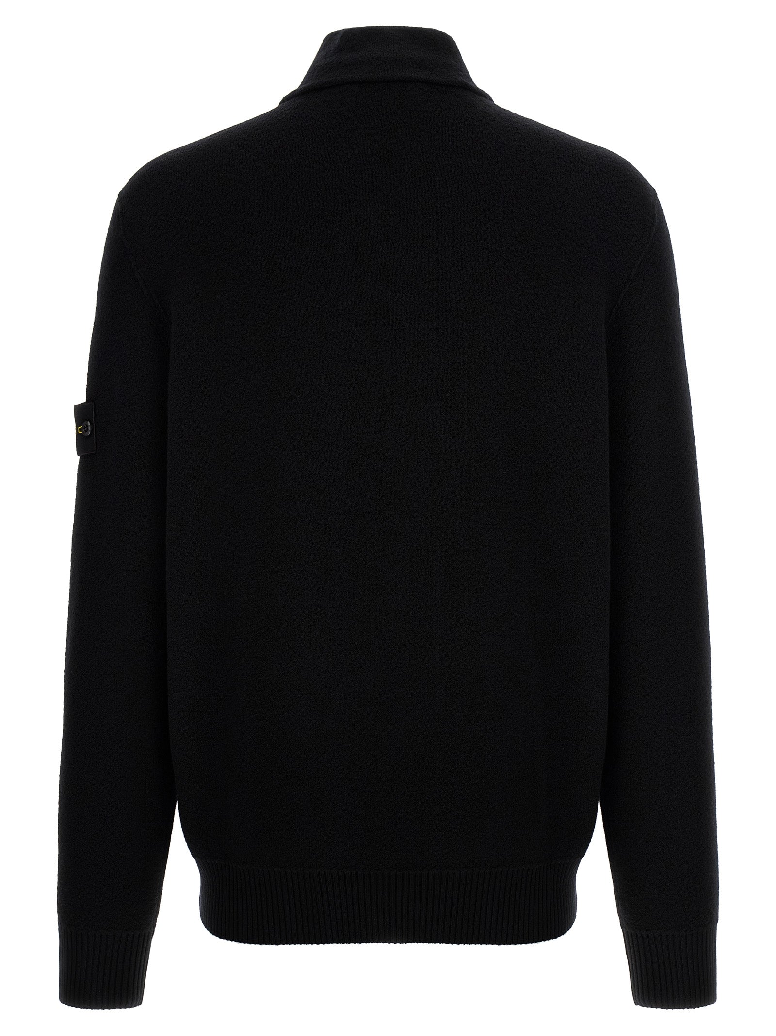 Black Virgin Wool Cardigan