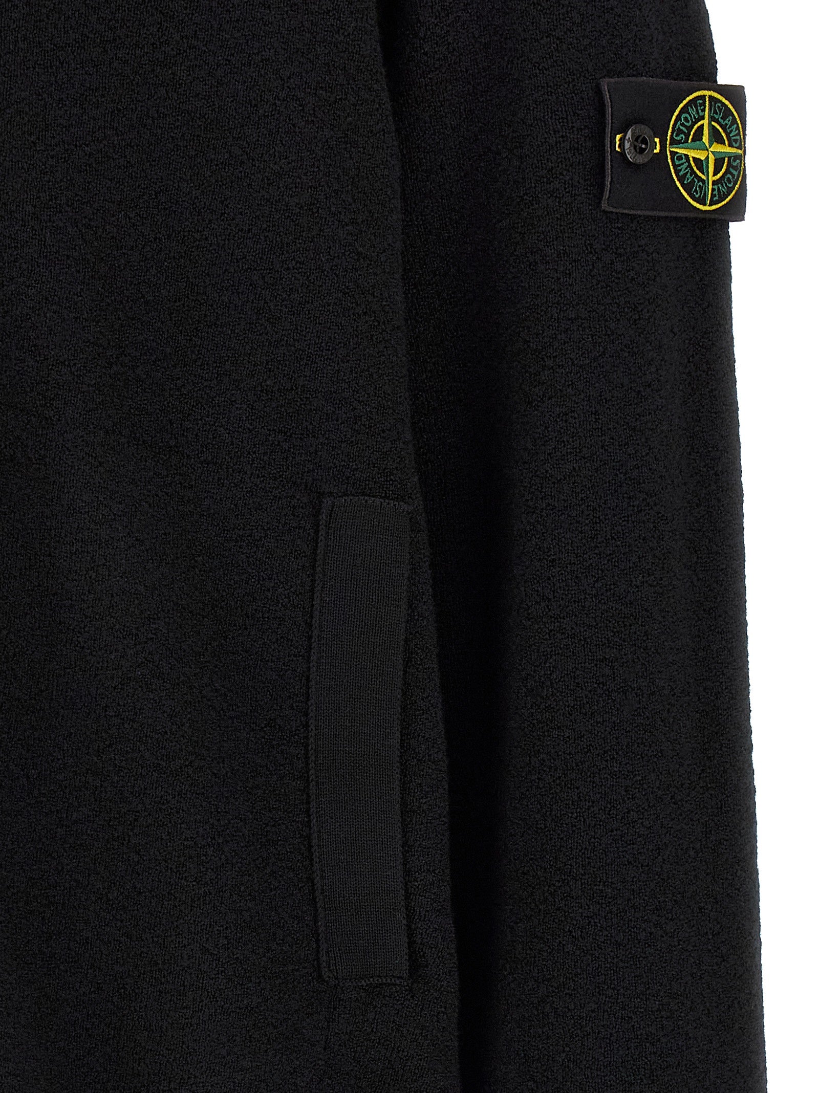 Black Virgin Wool Cardigan