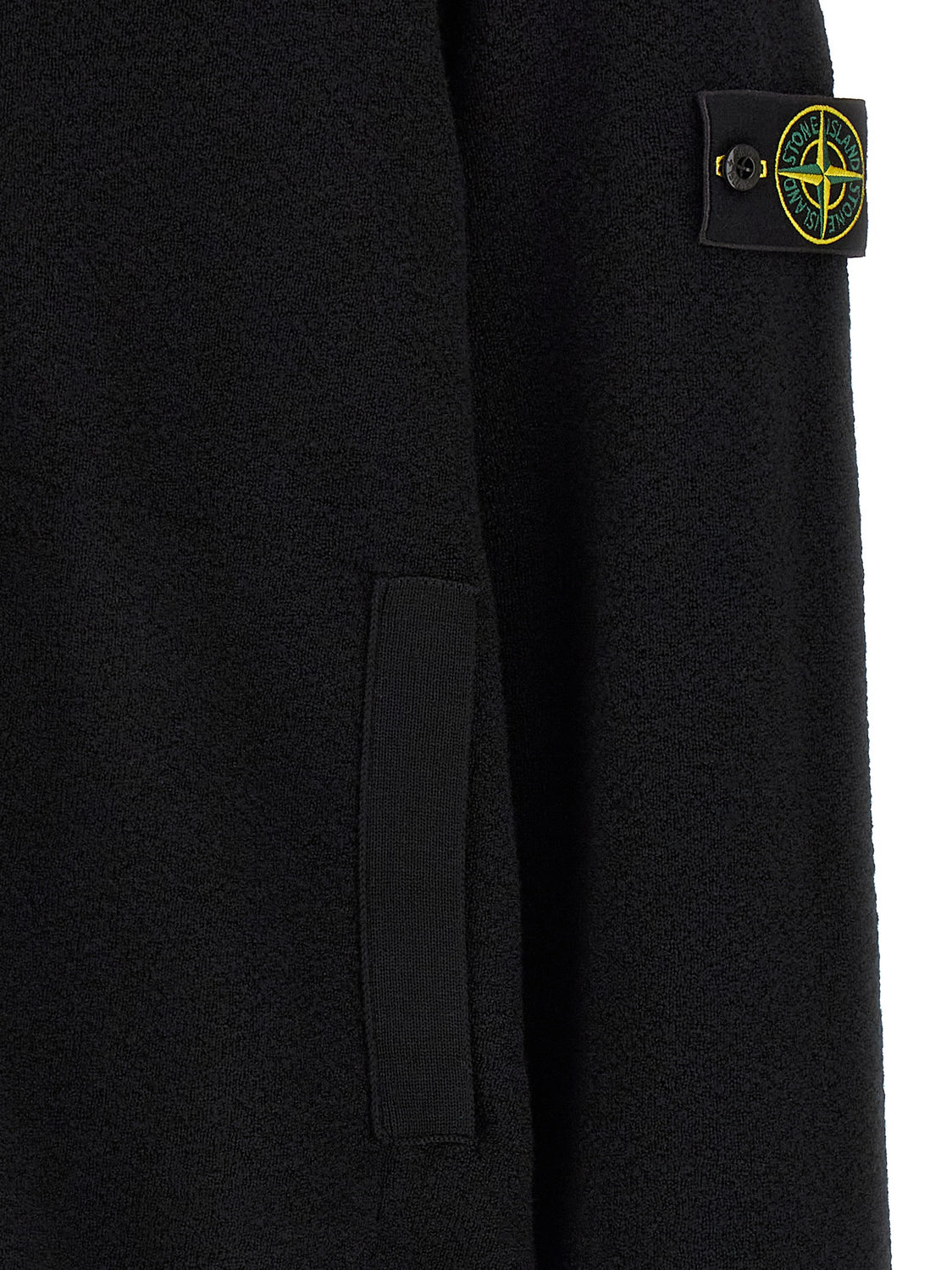 Black Virgin Wool Cardigan