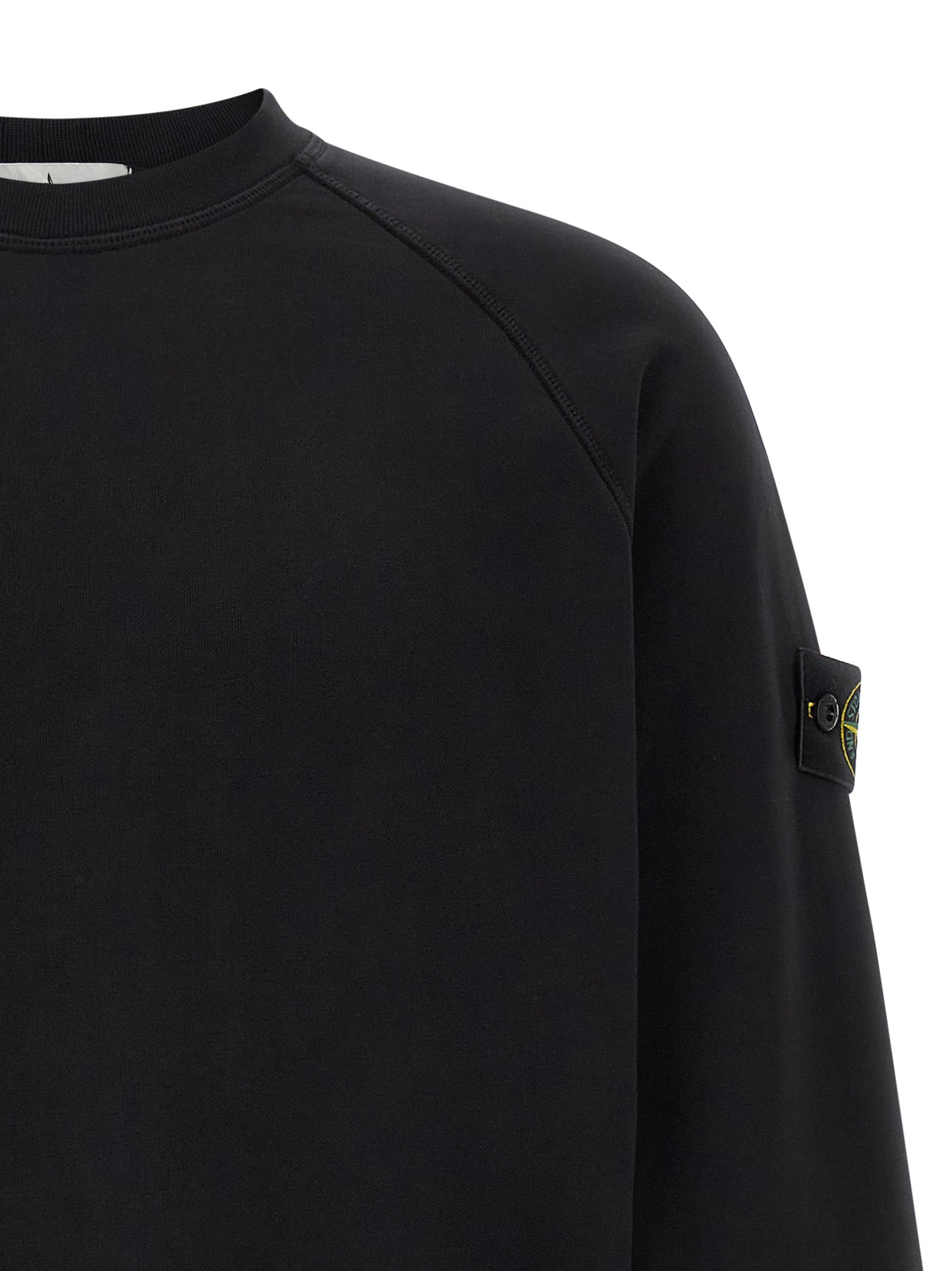 Black Cotton Sweatshirt