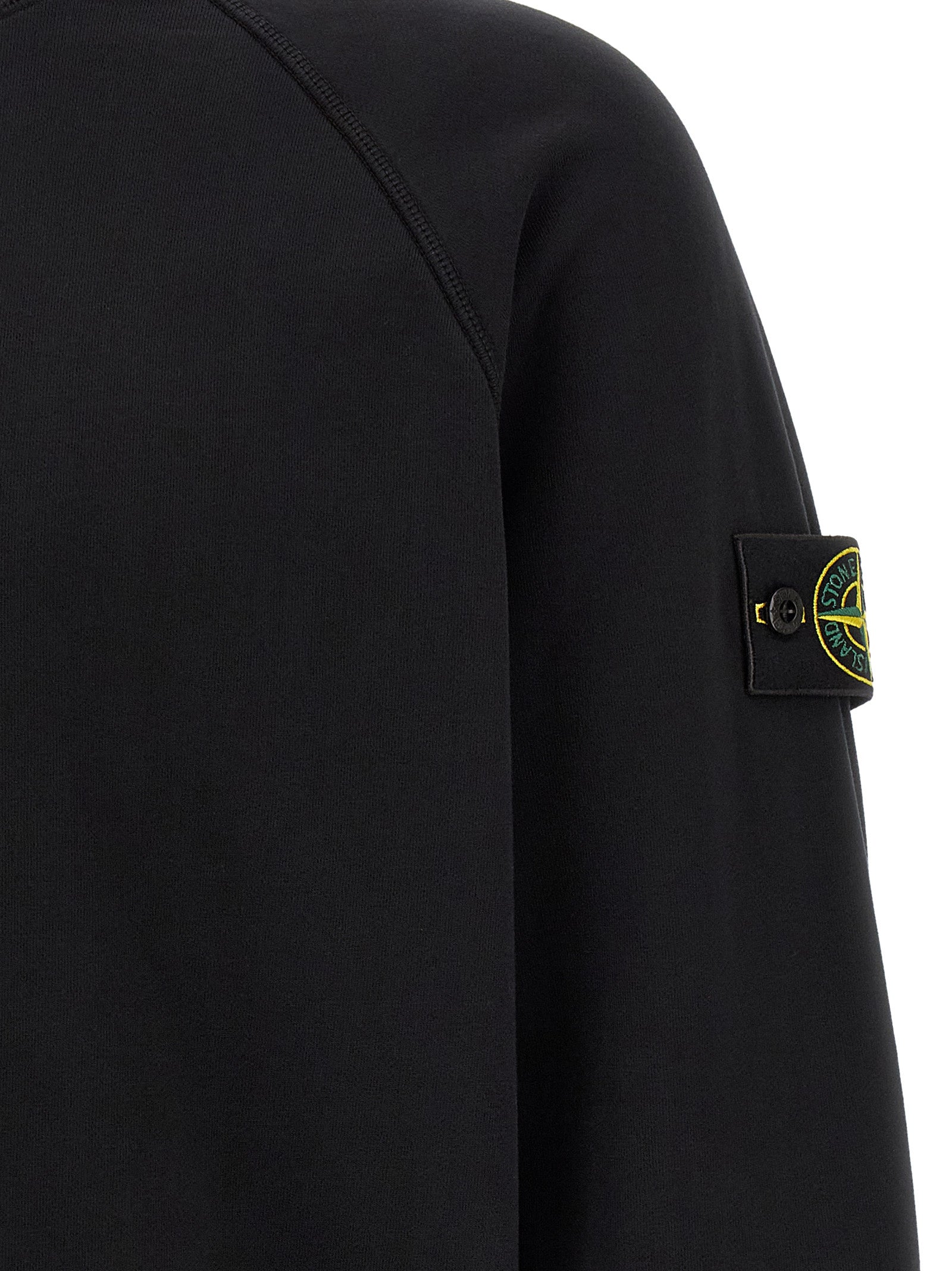 Black Cotton Sweatshirt
