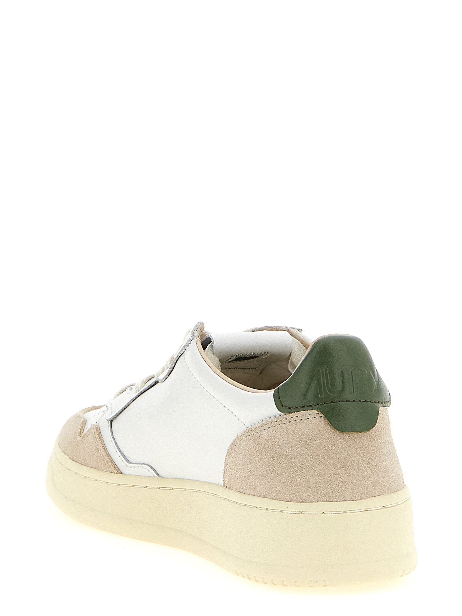 Multicolor Cowhide Low Top Sneakers