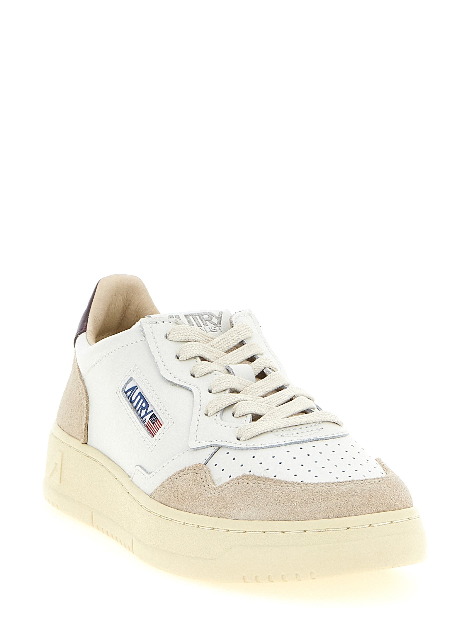 Multicolor Cowhide Athletic Sneakers