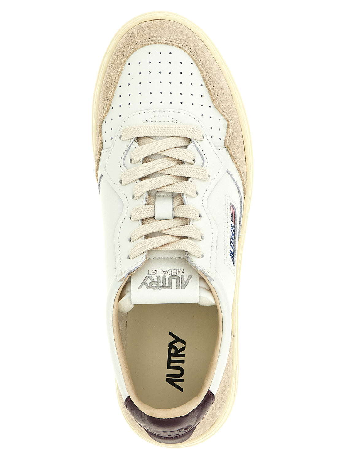 Multicolor Cowhide Athletic Sneakers