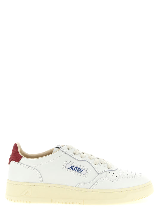 Bordeaux Cowhide Athletic Sneakers