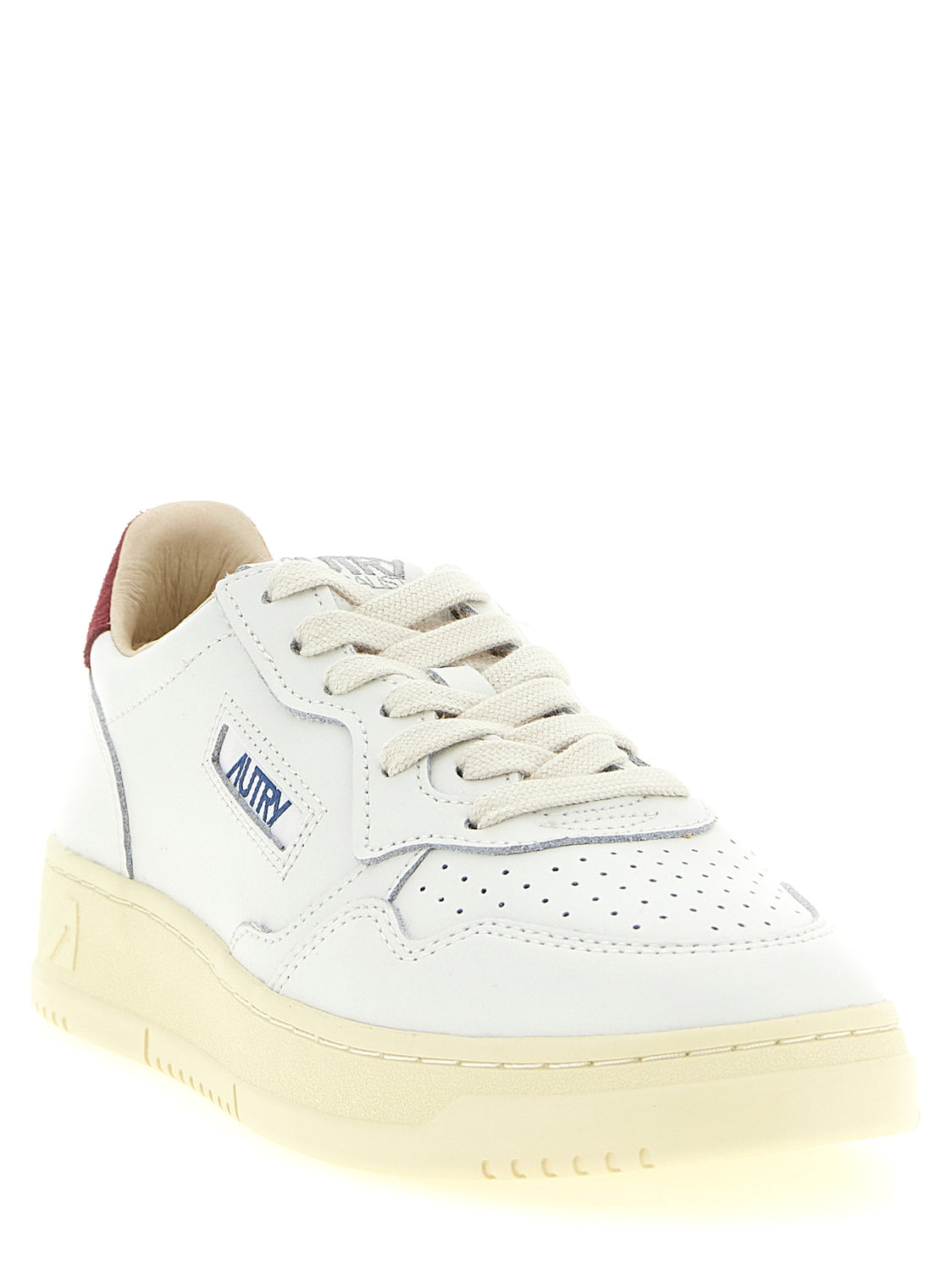 Bordeaux Cowhide Athletic Sneakers