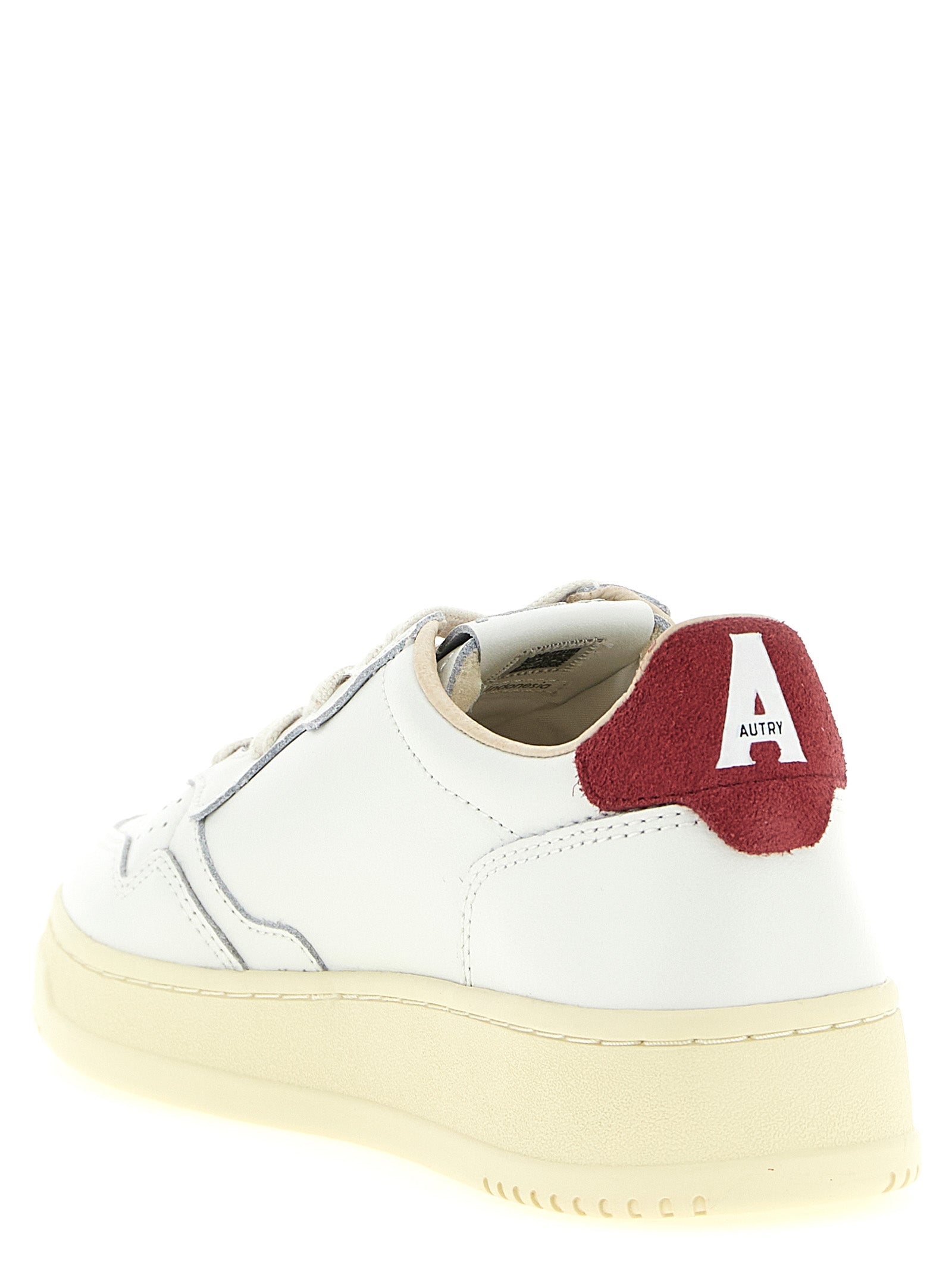 Bordeaux Cowhide Athletic Sneakers
