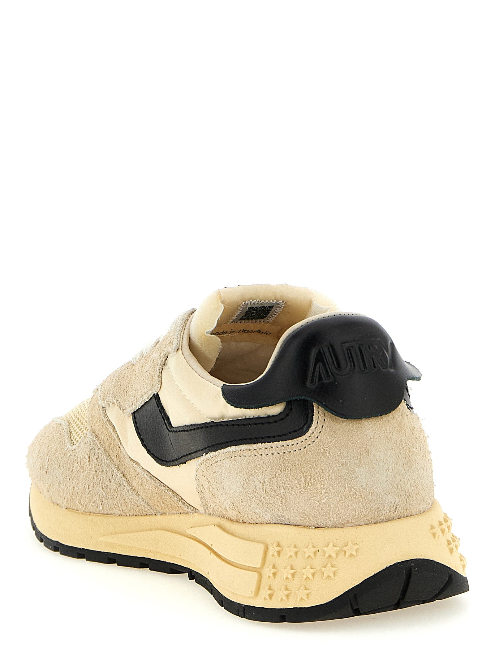 Black Nylon Athletic Sneakers