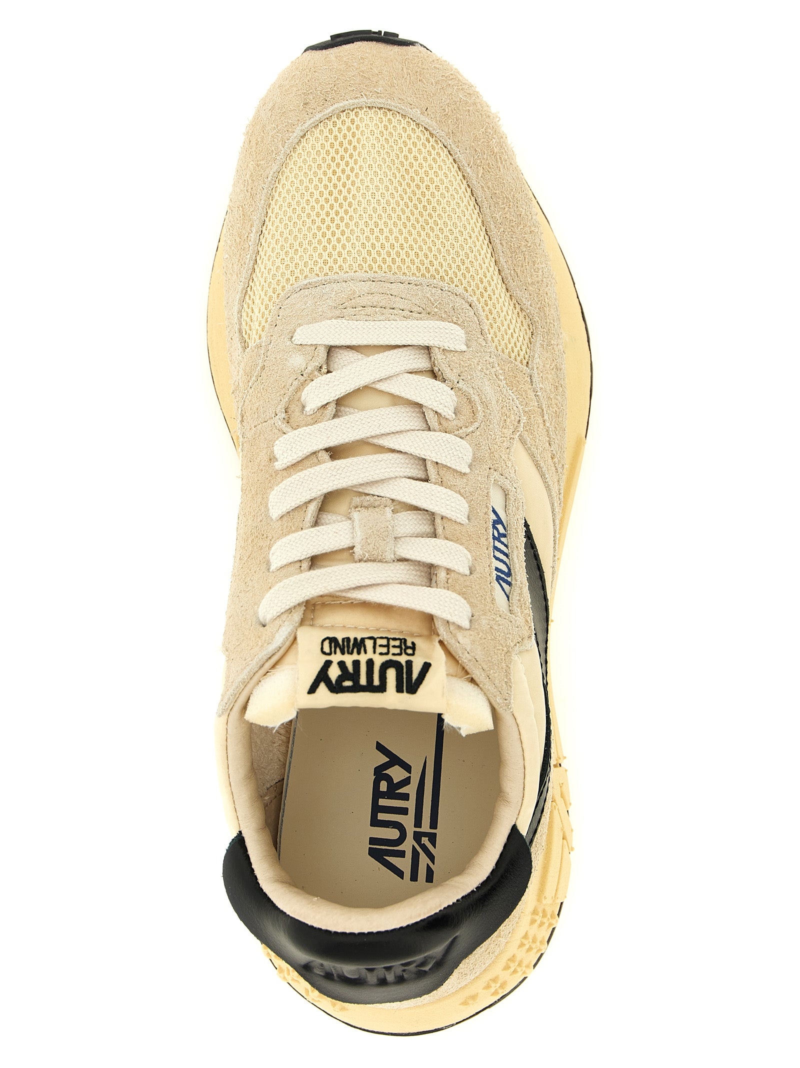 Black Nylon Athletic Sneakers
