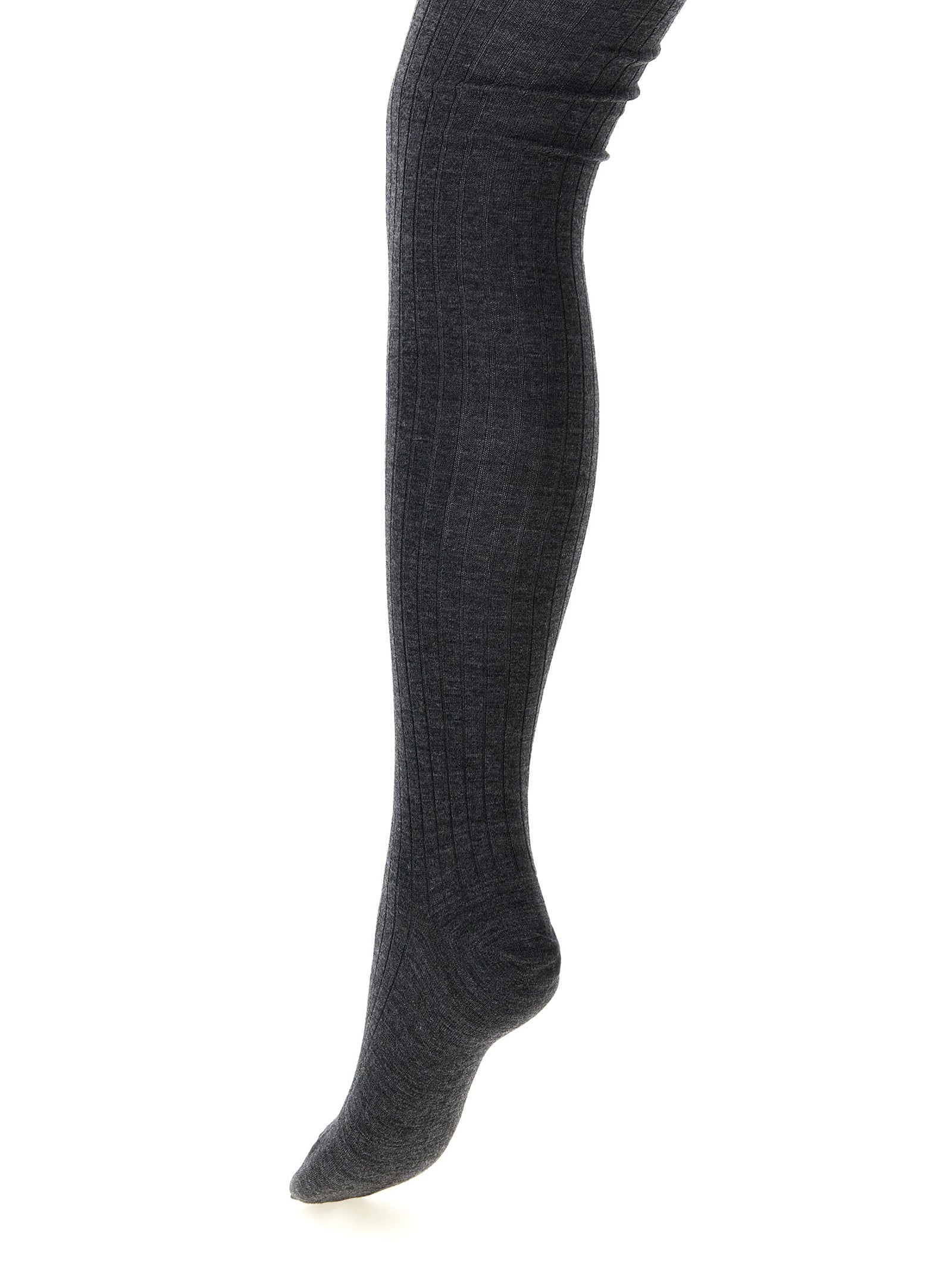Gray Wool Socks
