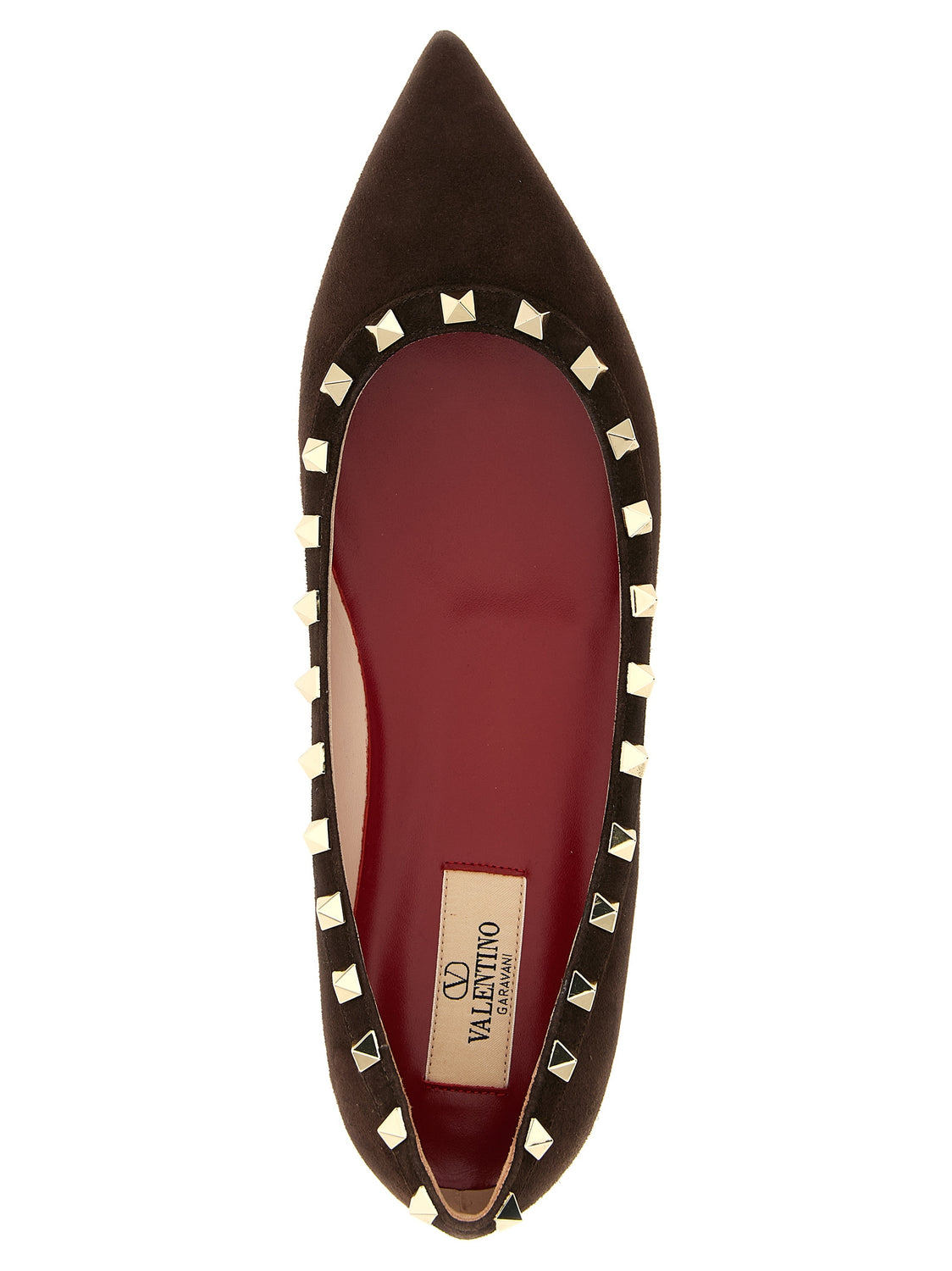 Brown Calfskin Ballet Flats