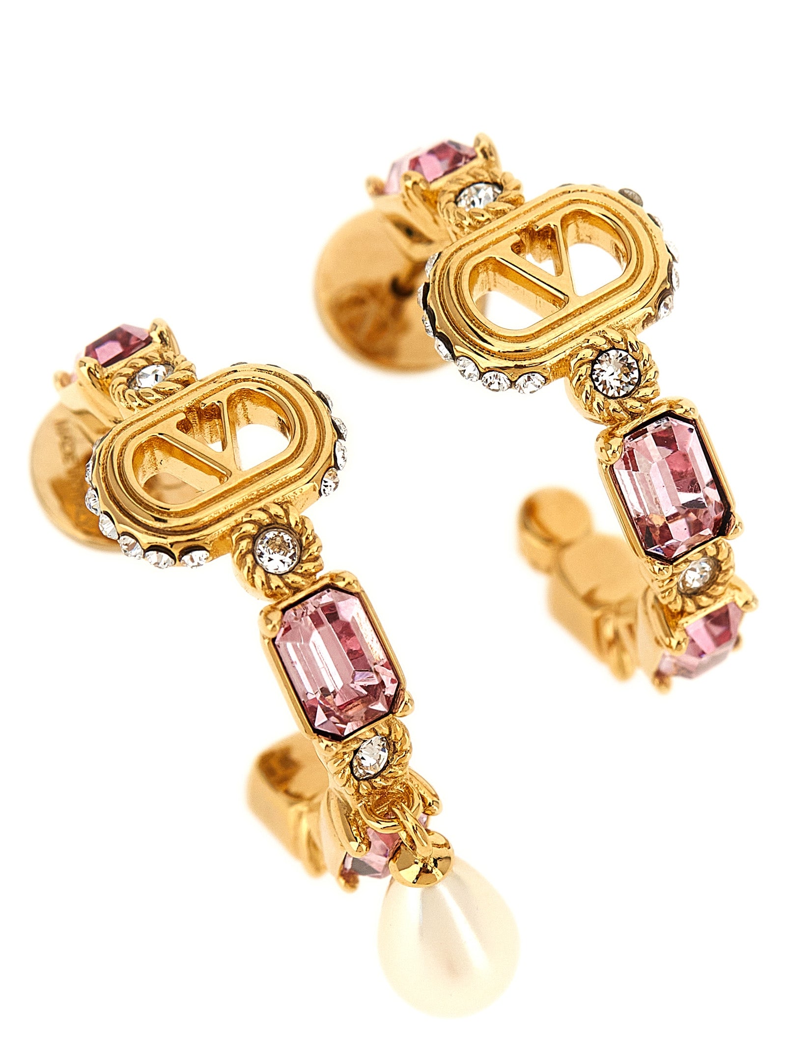 Gold Brass Earrings