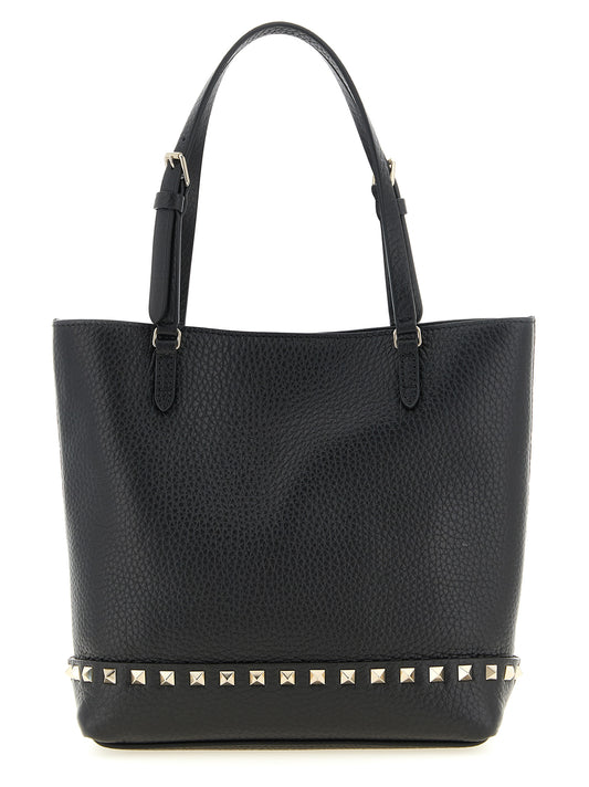 Black Calfskin Shoulder Bag
