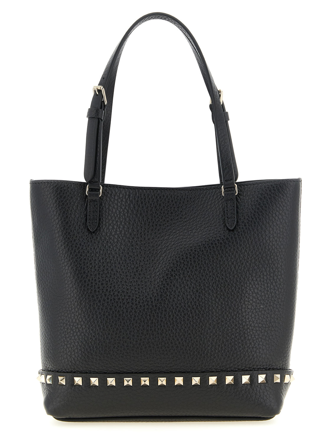 Black Calfskin Shoulder Bag