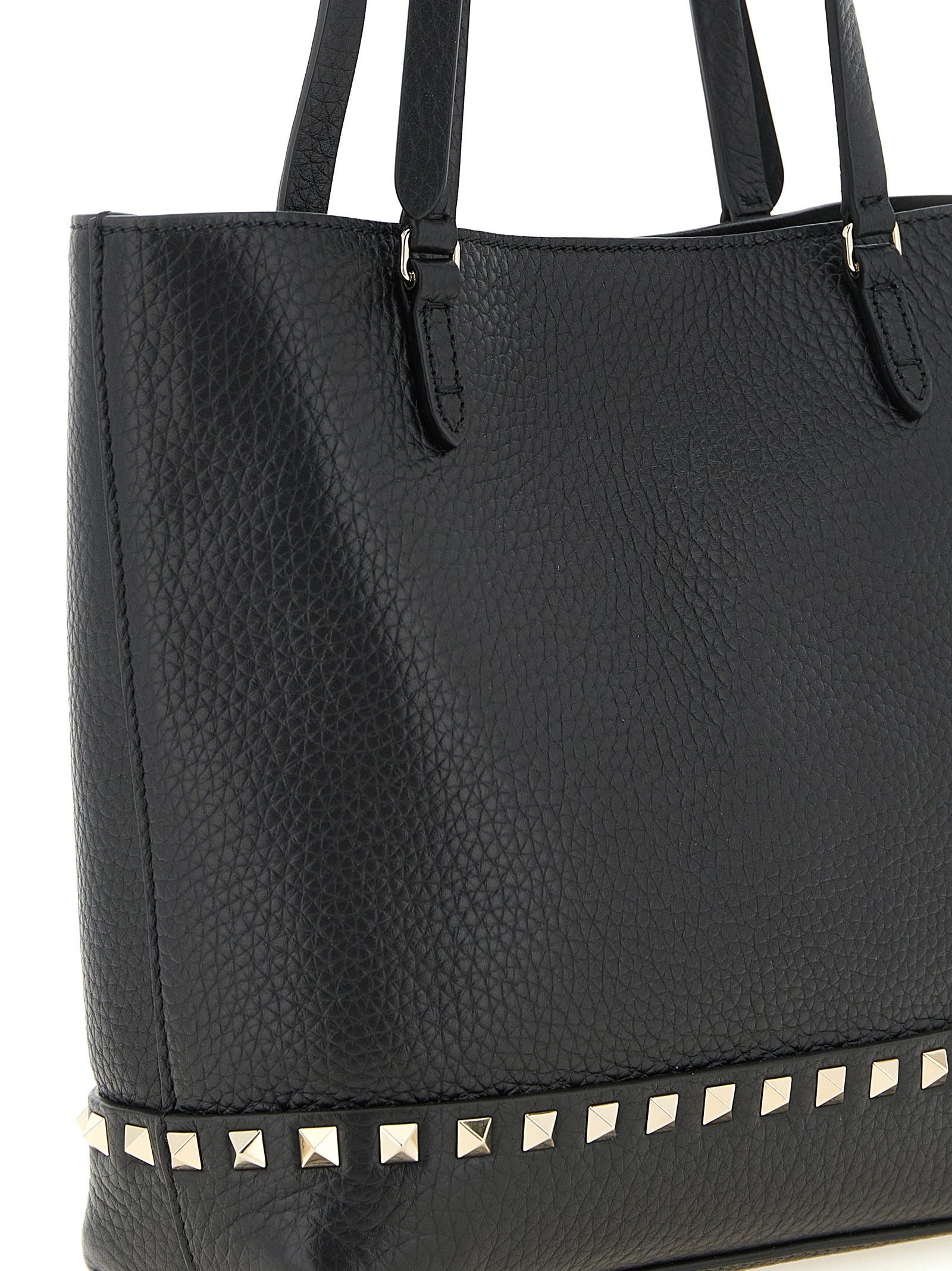 Black Calfskin Shoulder Bag