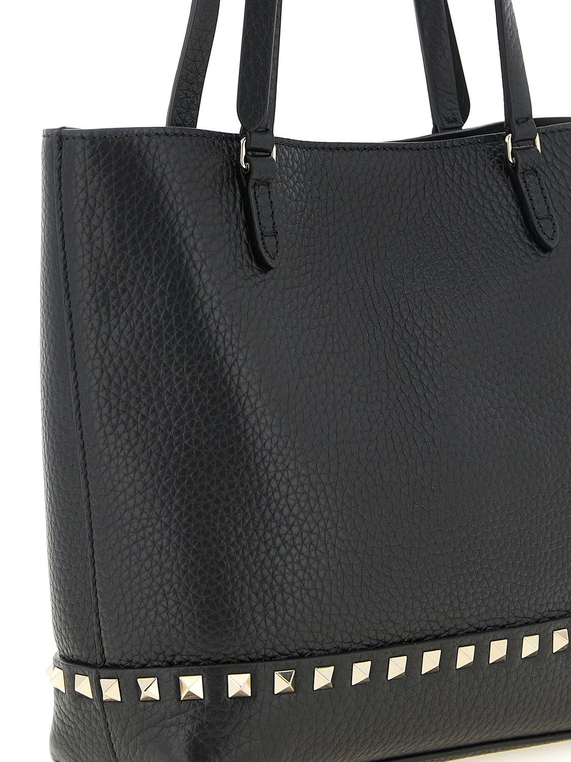 Black Calfskin Shoulder Bag