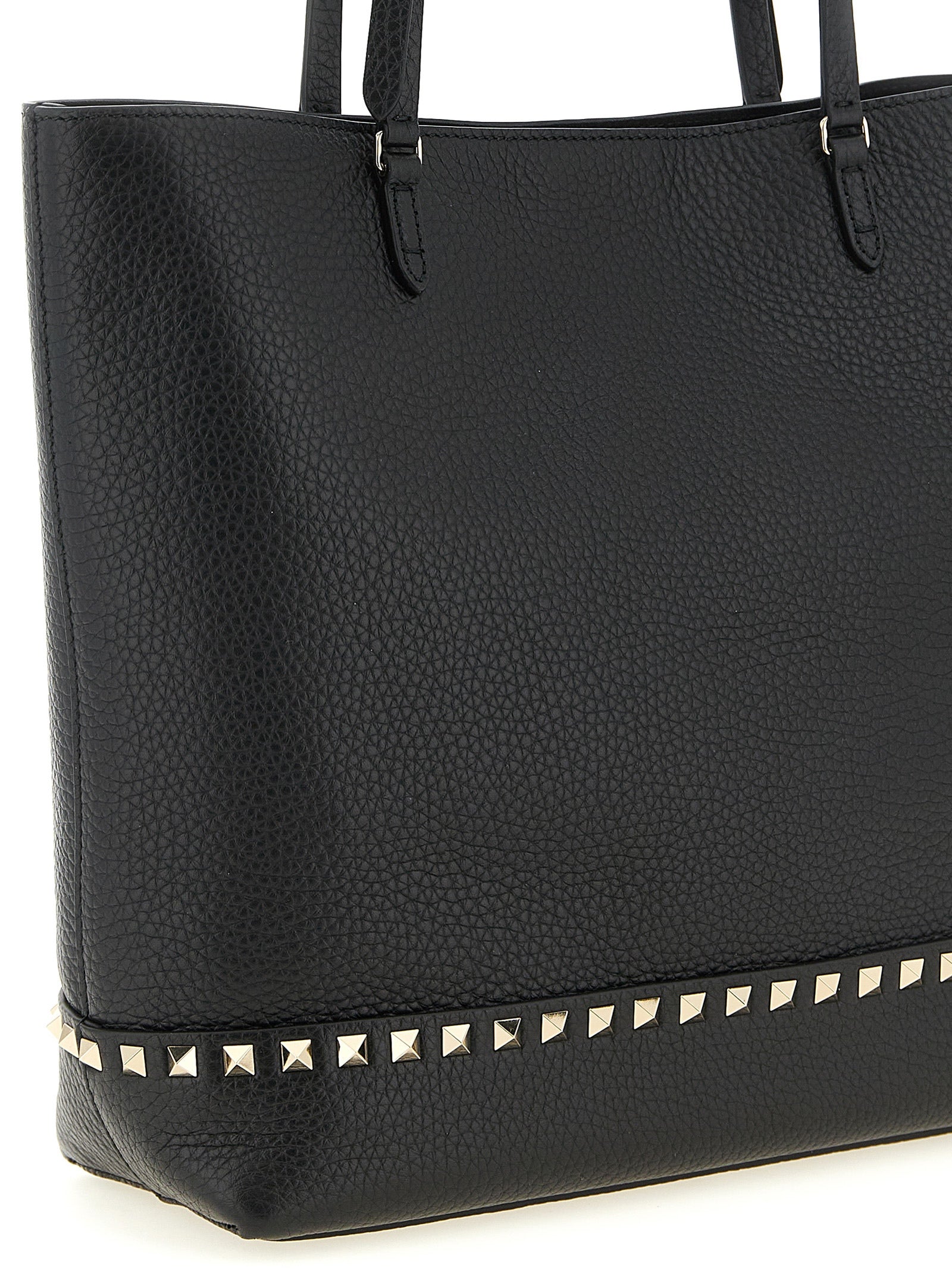 Black Calfskin Shoulder Bag