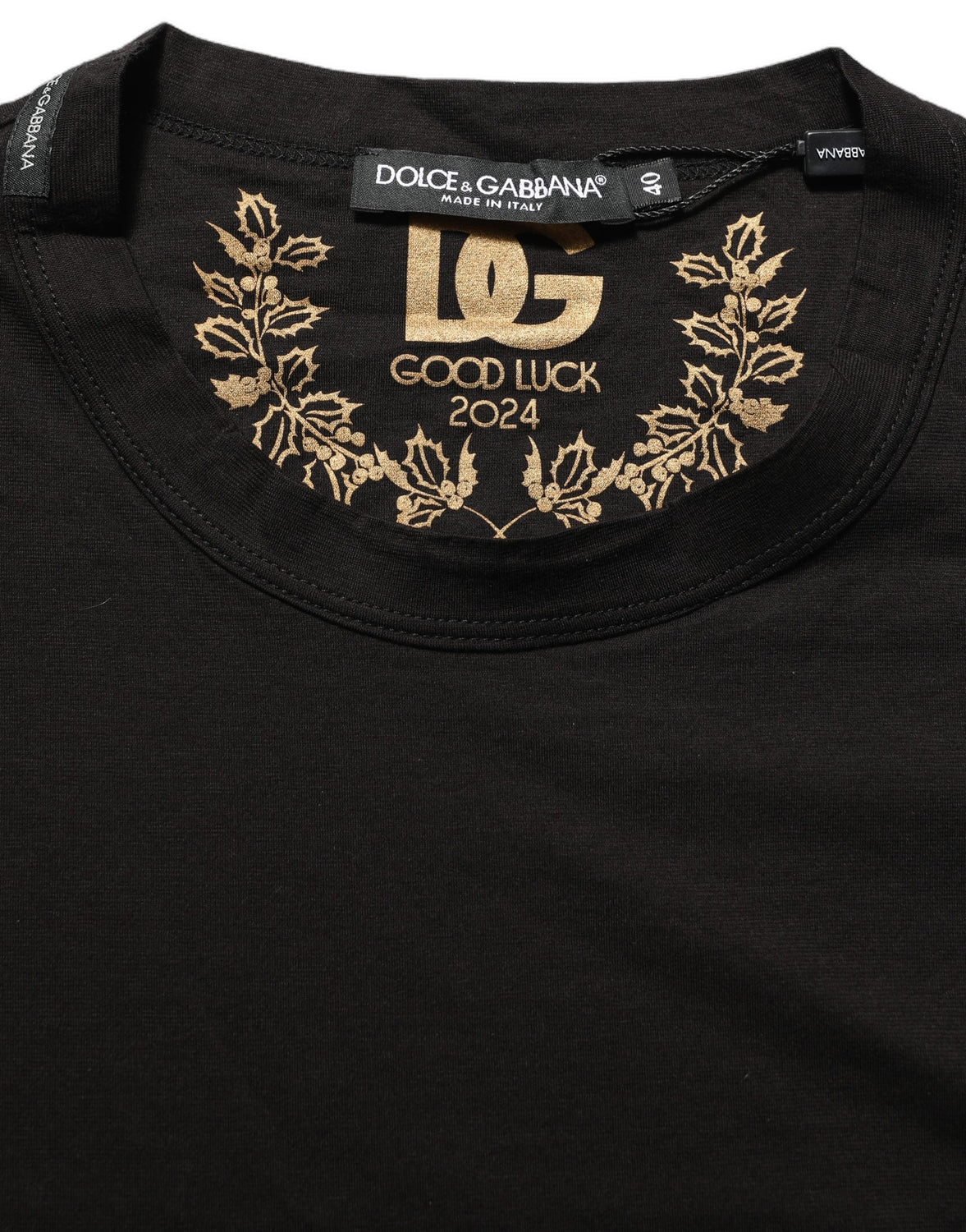 Black Cotton Crew Neck Short Sleeves T-shirt