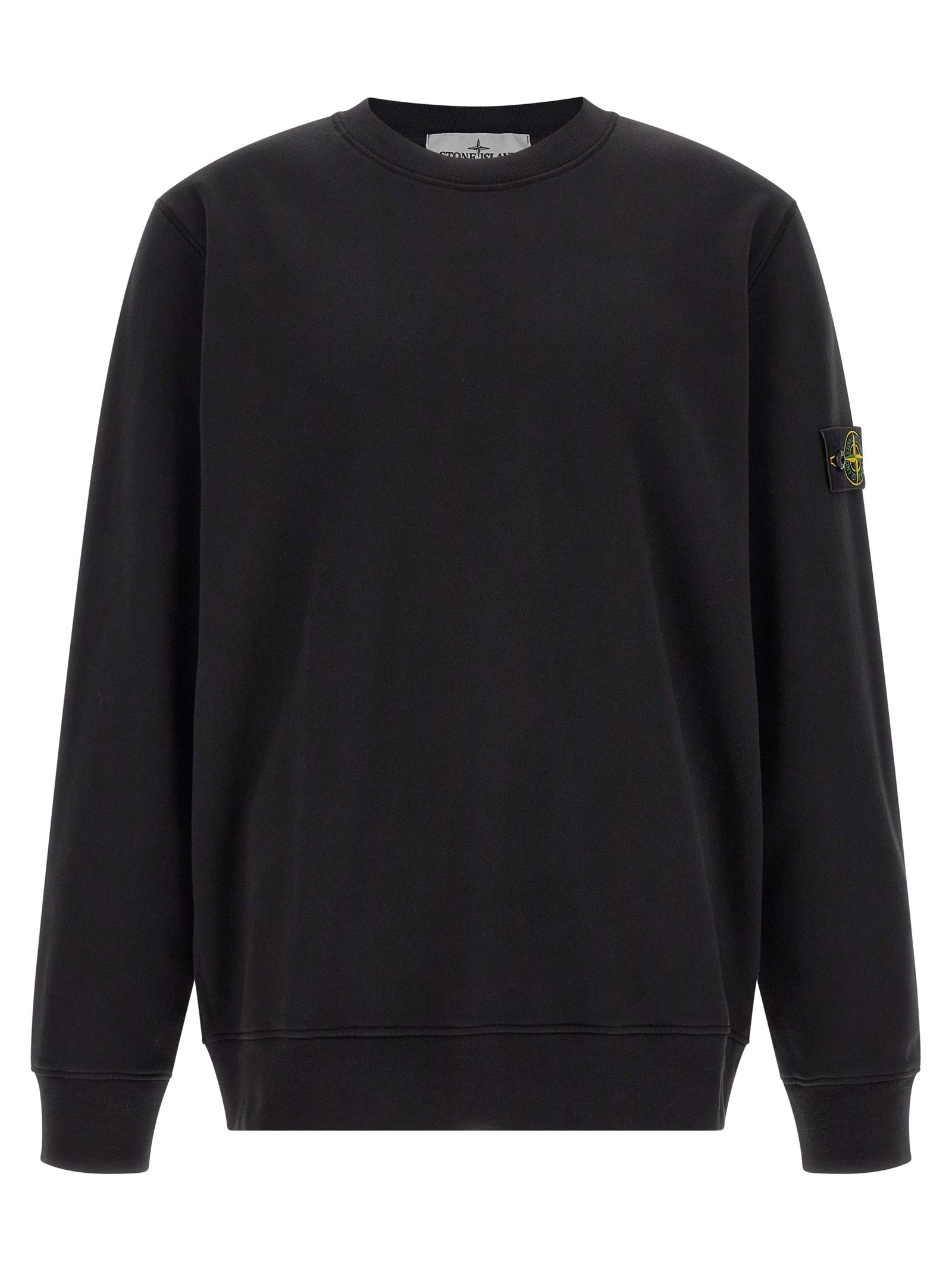 Black Cotton Sweatshirt