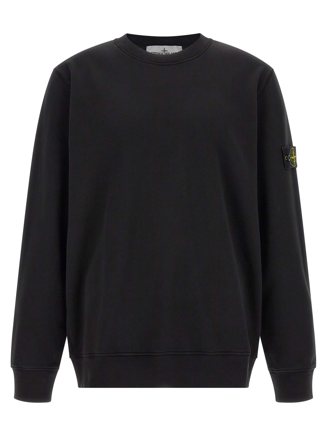Black Cotton Sweatshirt