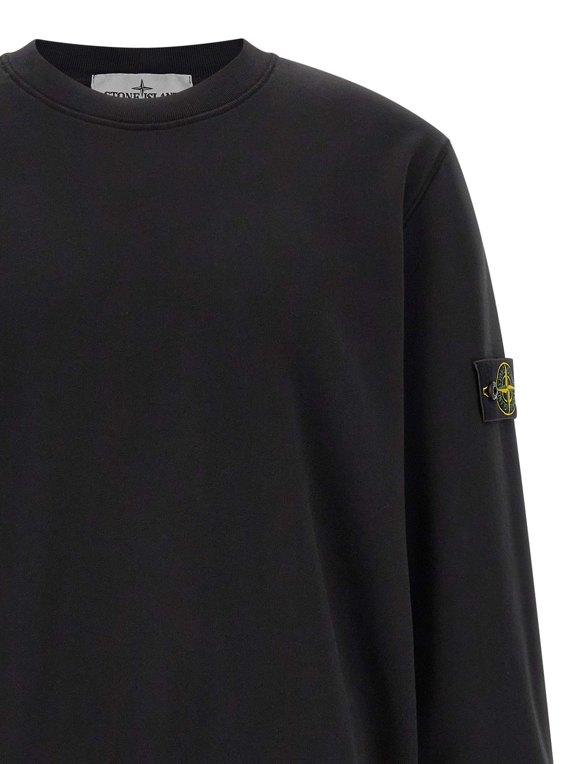 Black Cotton Sweatshirt