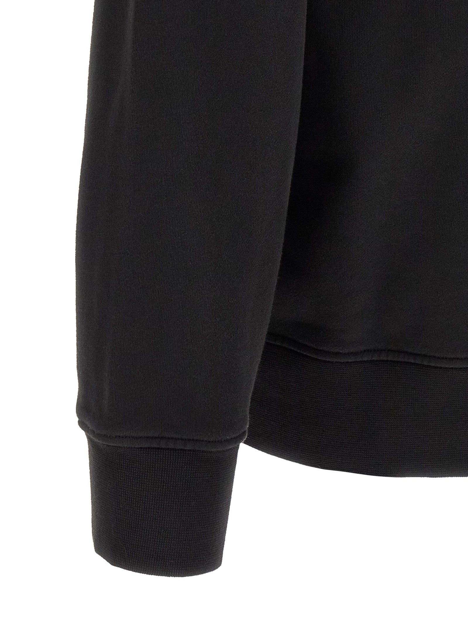 Black Cotton Sweatshirt