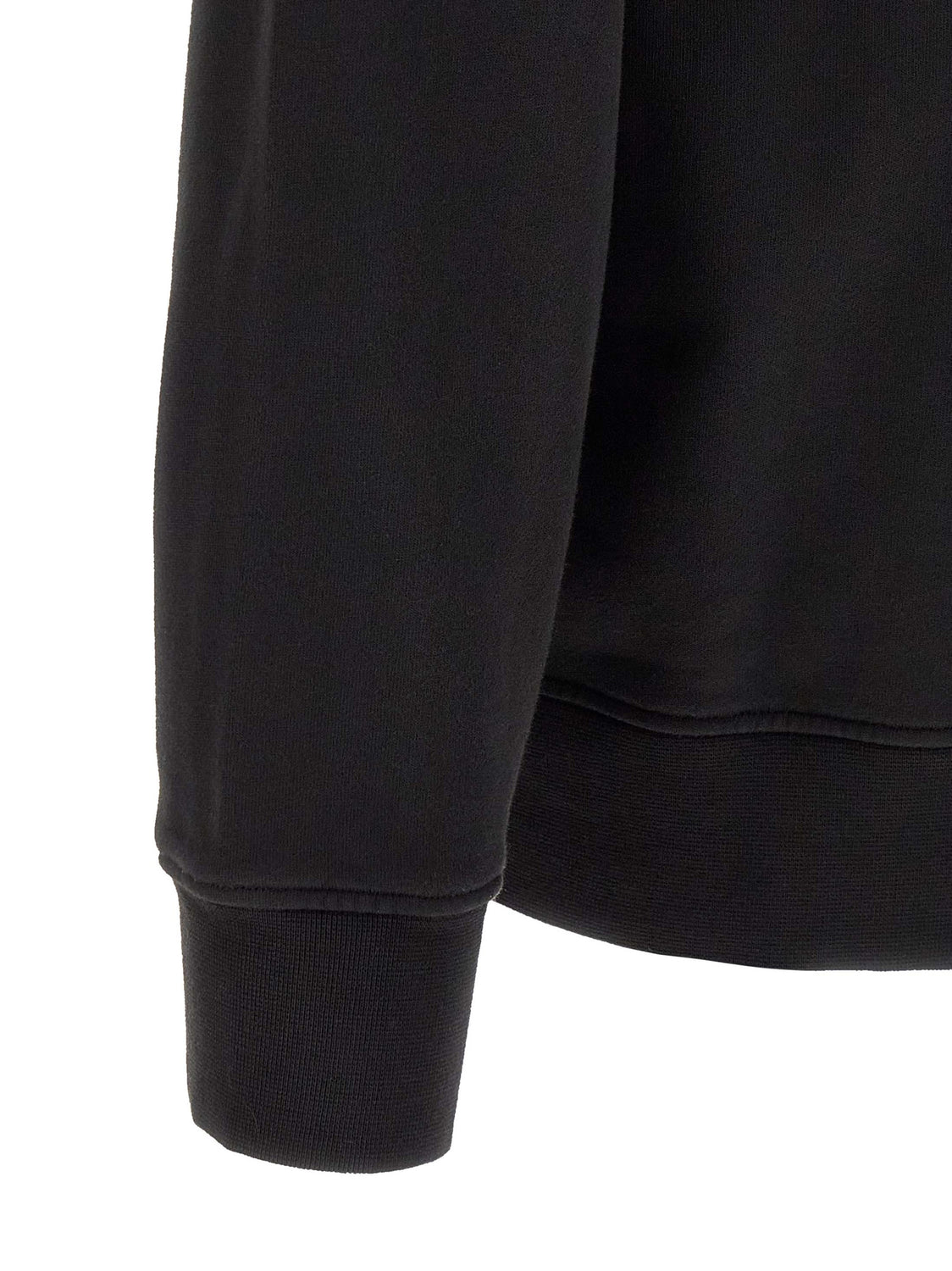 Black Cotton Sweatshirt