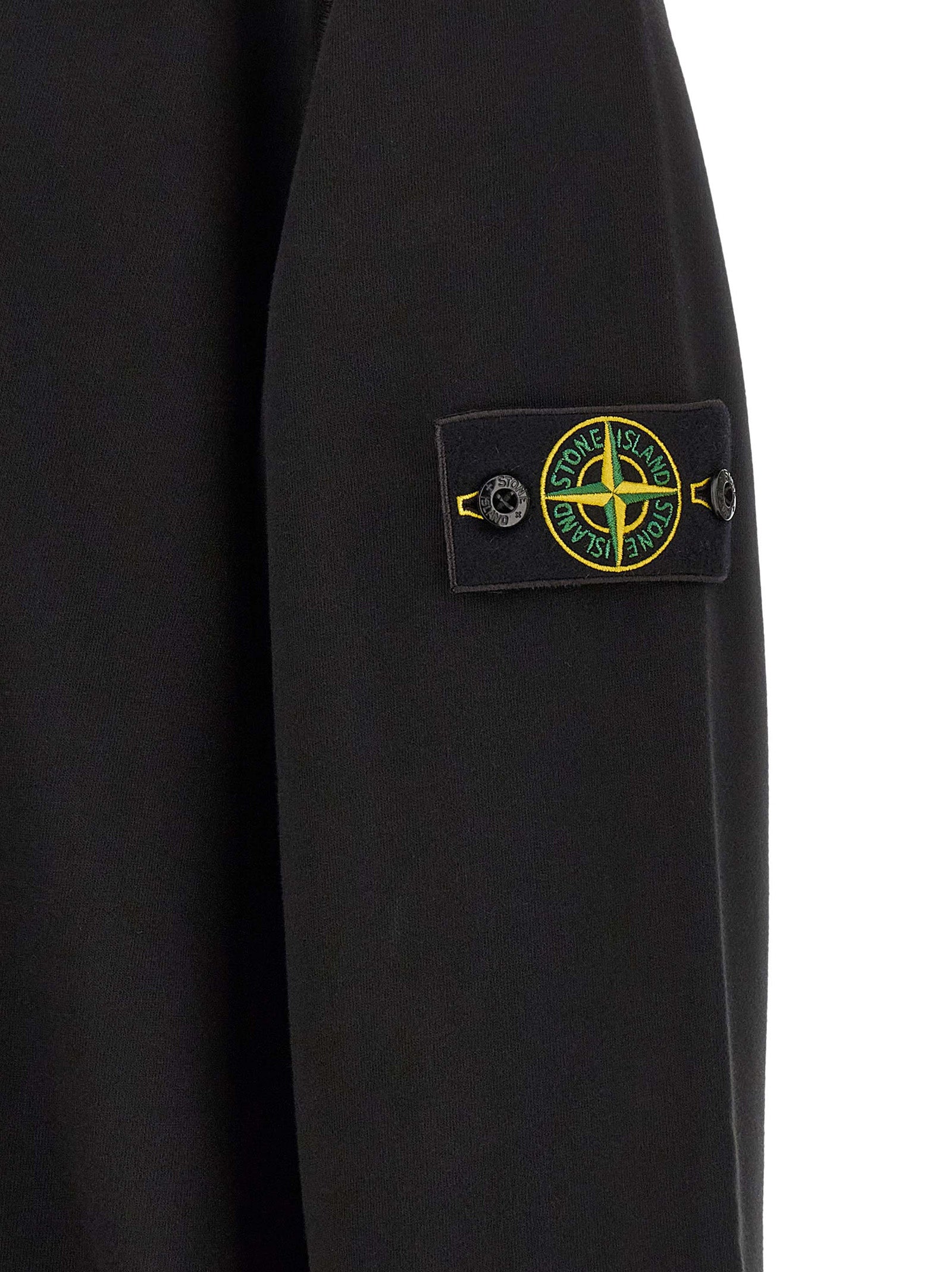 Black Cotton Sweatshirt