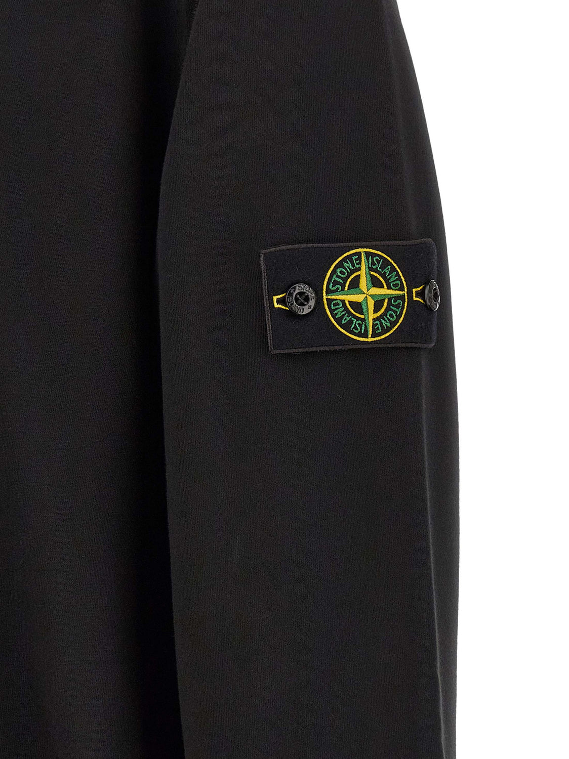 Black Cotton Sweatshirt