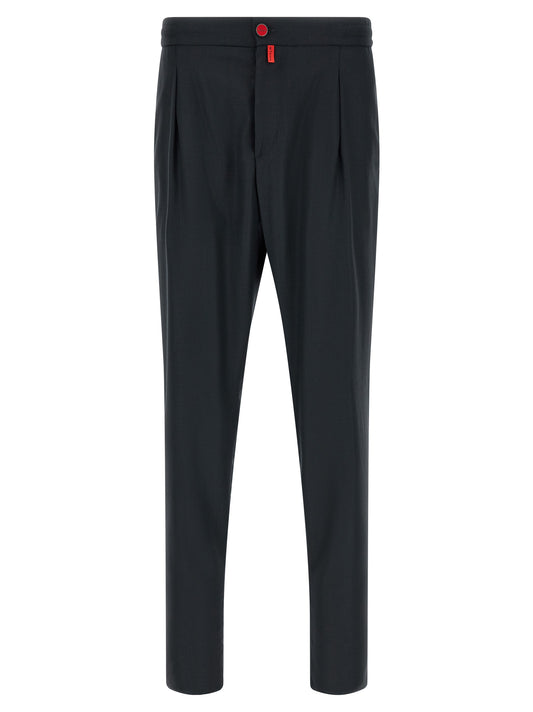 Blue Wool Pants